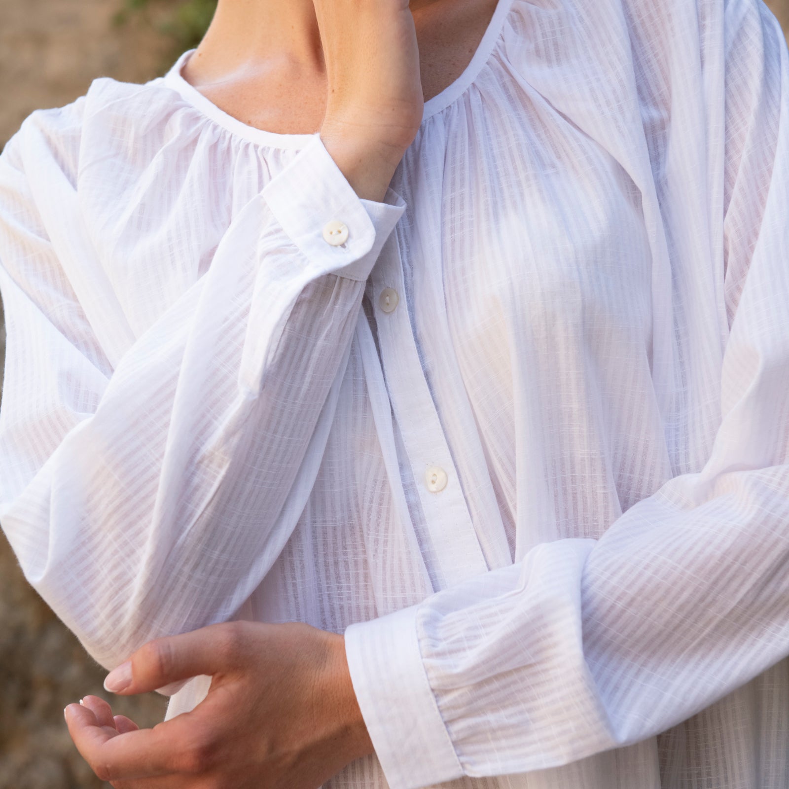 Chloe Shirt S.color 100% Coton - White WHITE