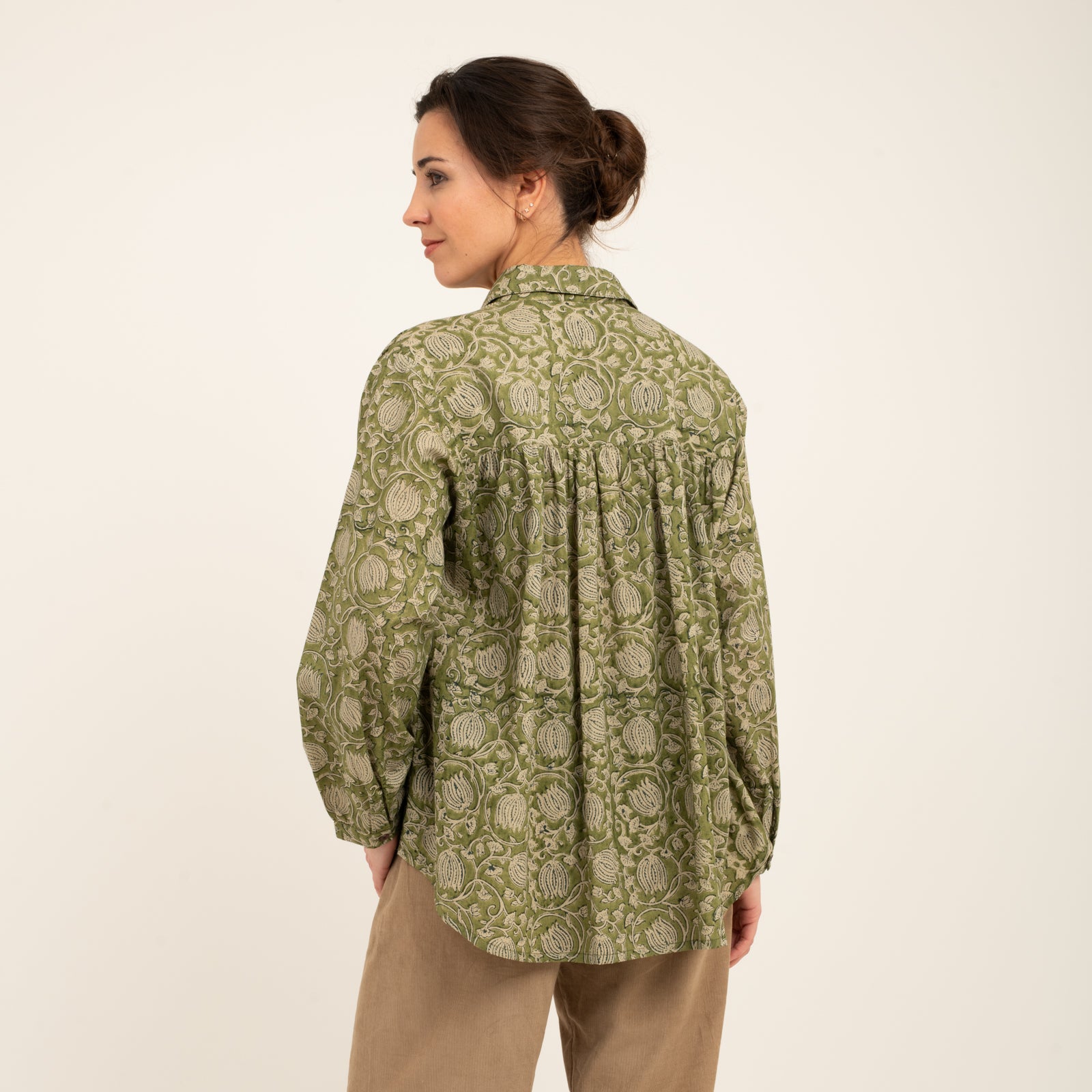 Cerise Shirt Pema 100% Organic Cotton - Green GREEN