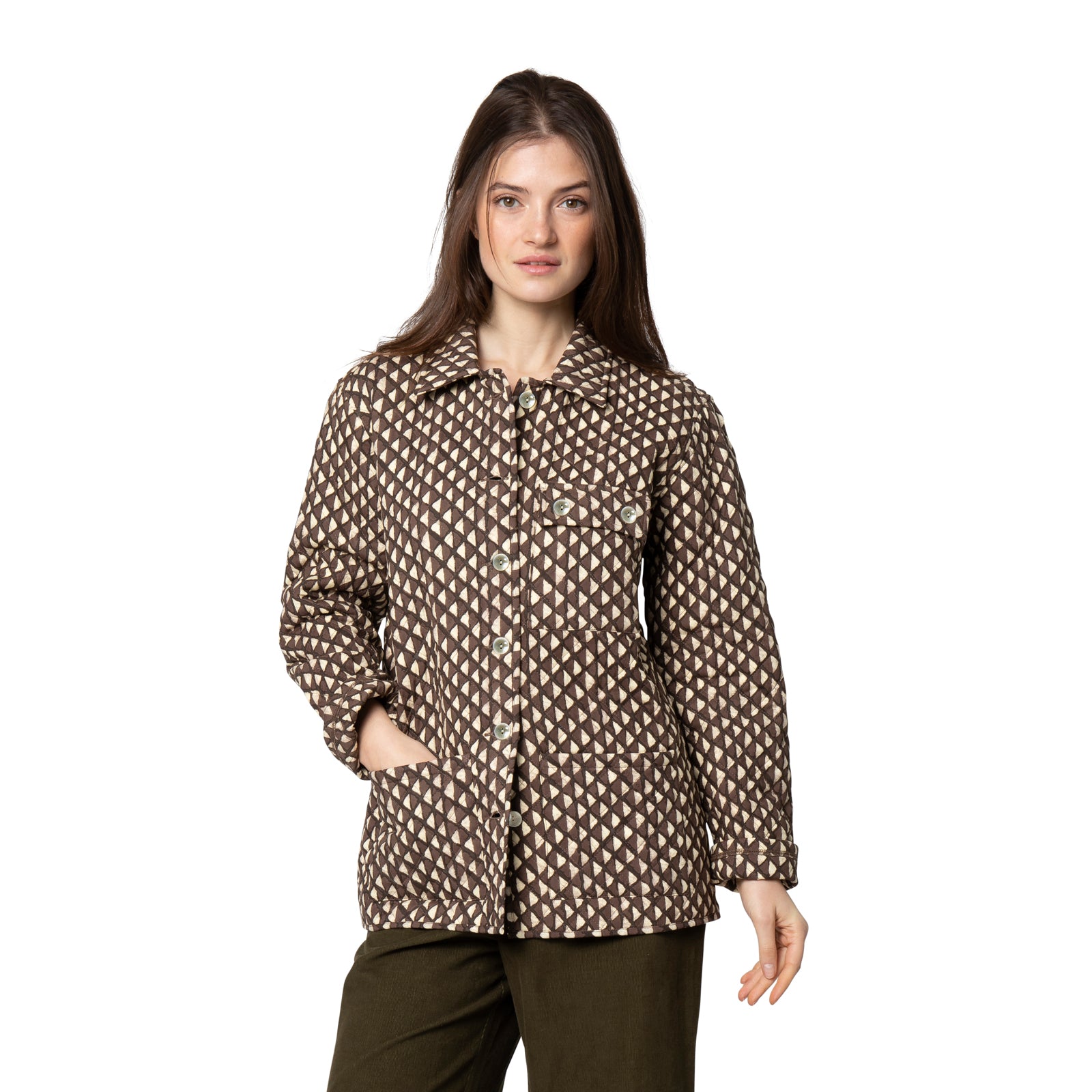 Tina Jacket Pancha - Brown BROWN