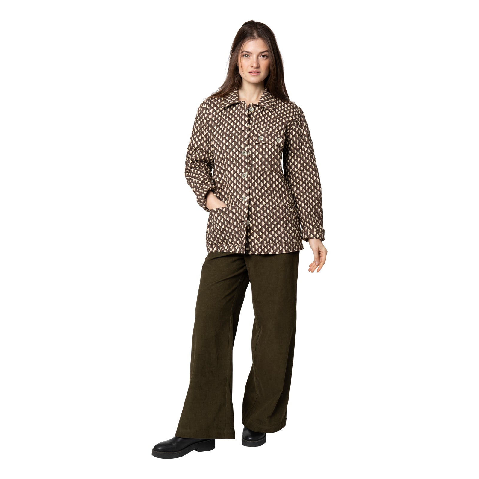 Tina Jacket Pancha - Brown BROWN