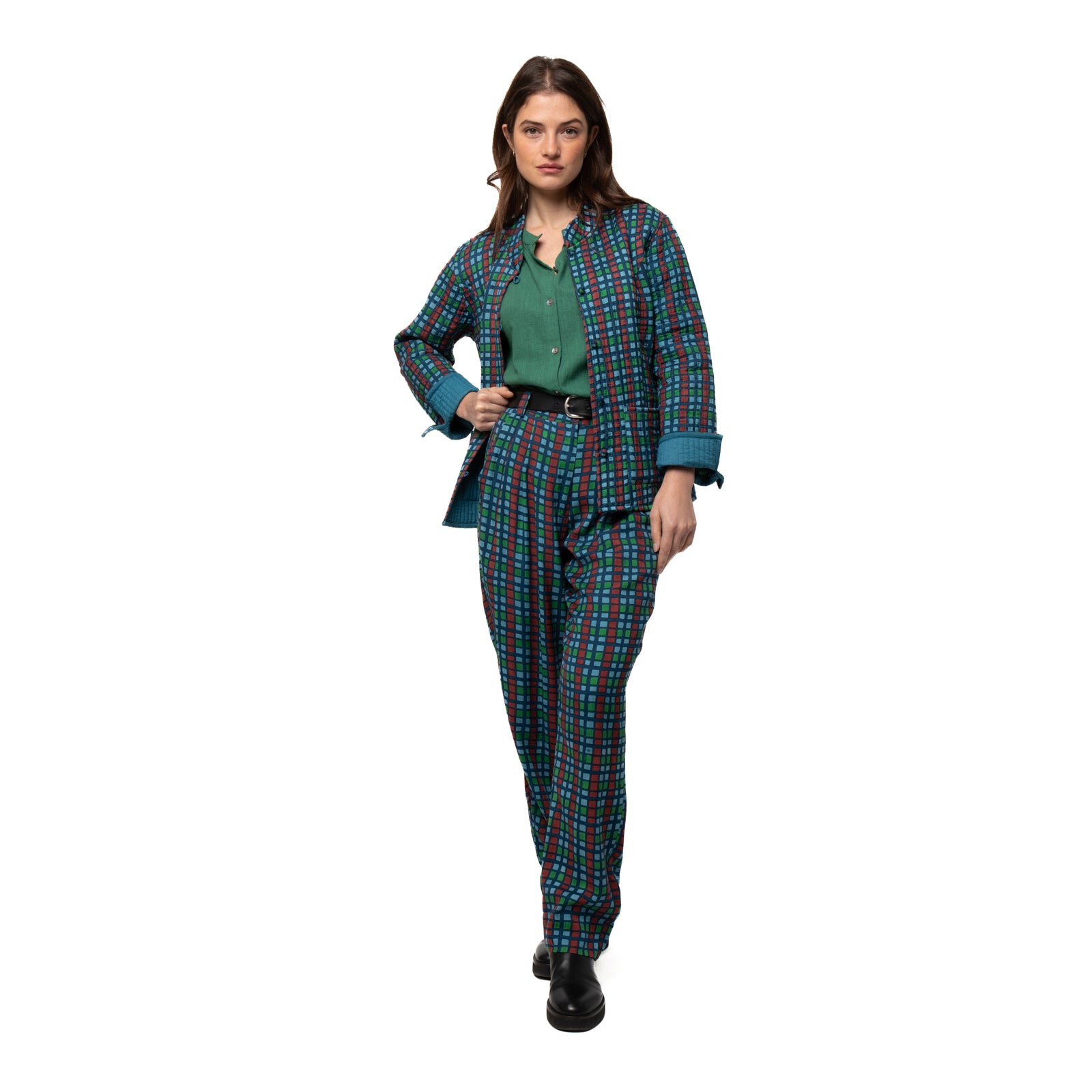 Nona Jacket Chokdi - Blue BLUE