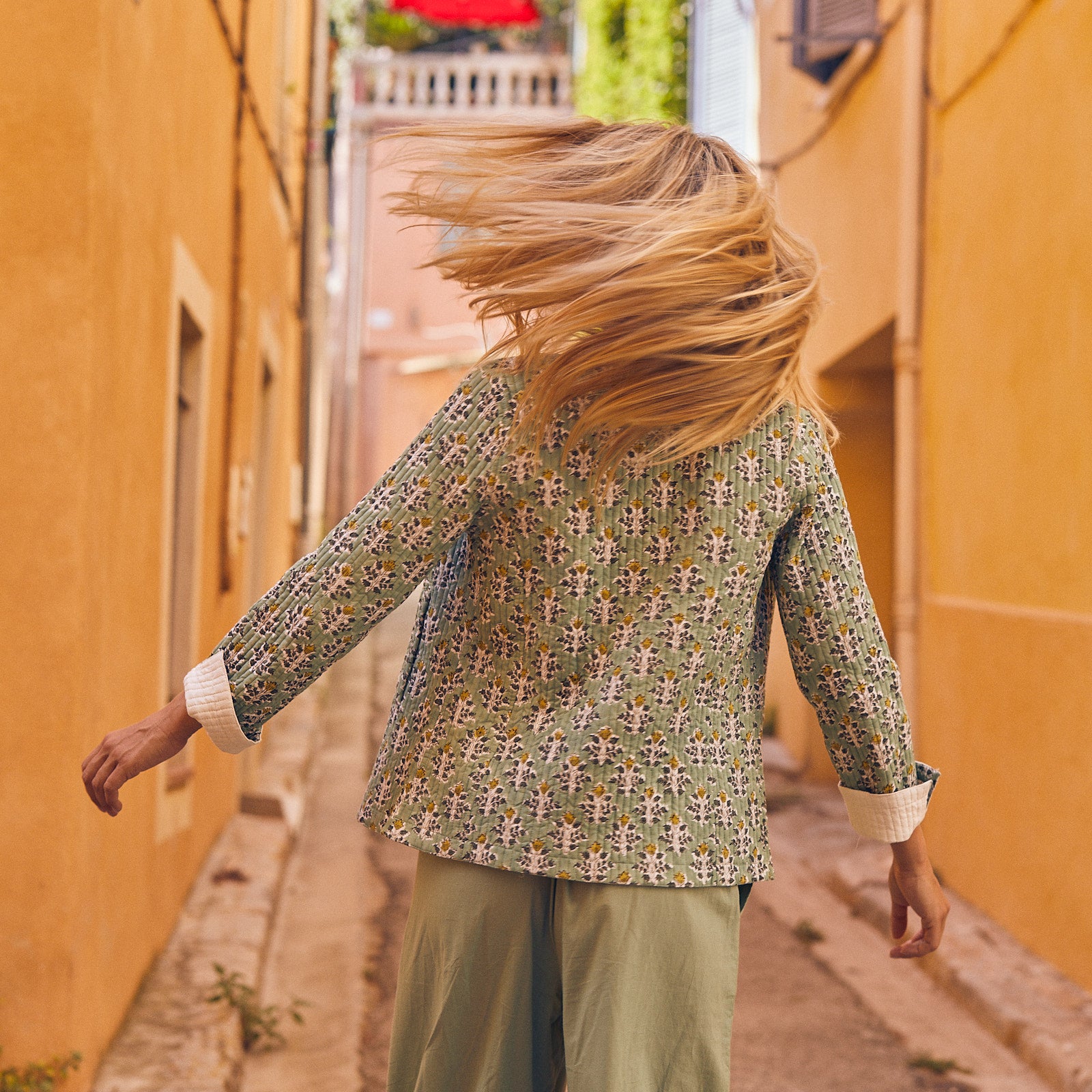 Veste jaya Escalet 100% coton BIO - Vert