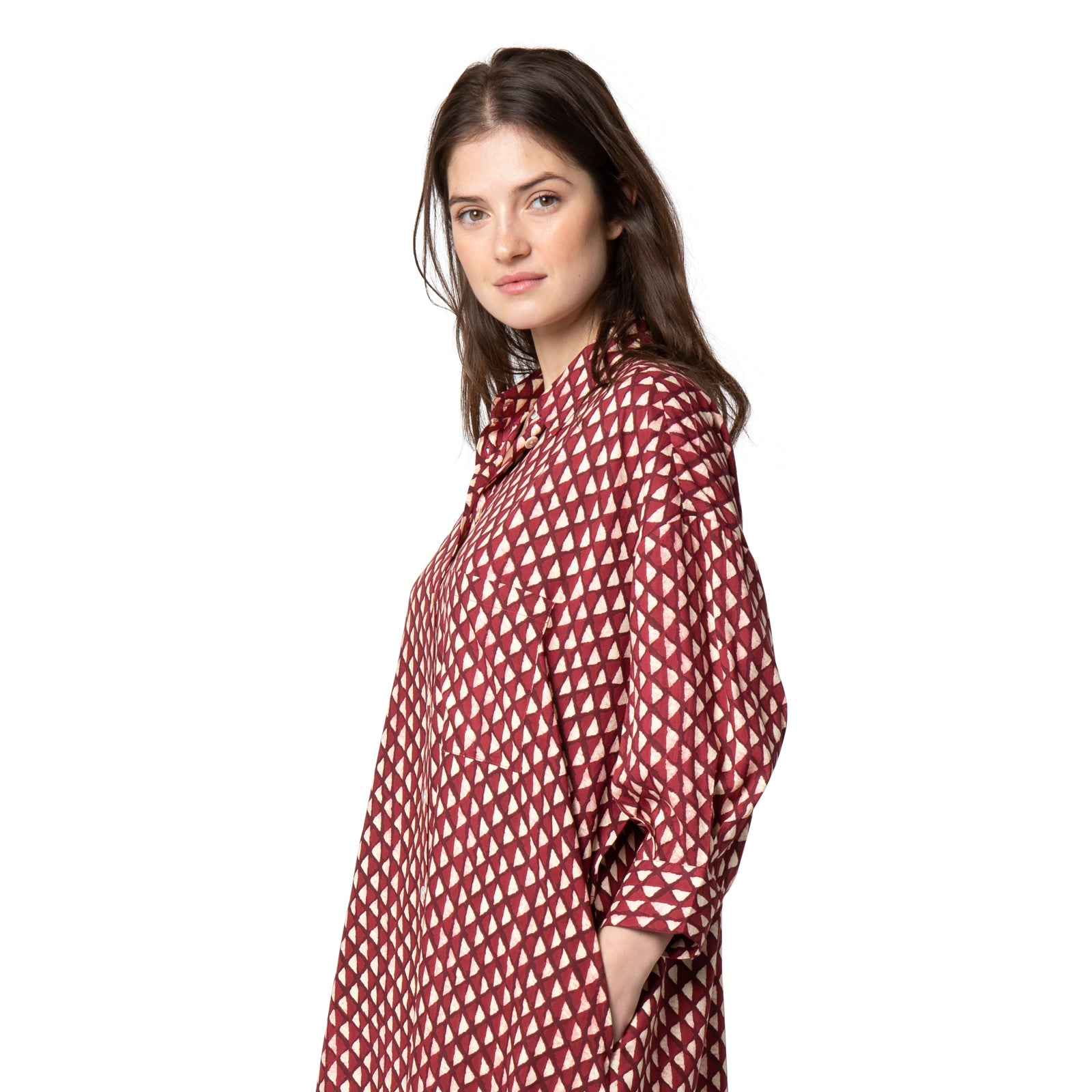 Anna Dress Pancha - Red RED