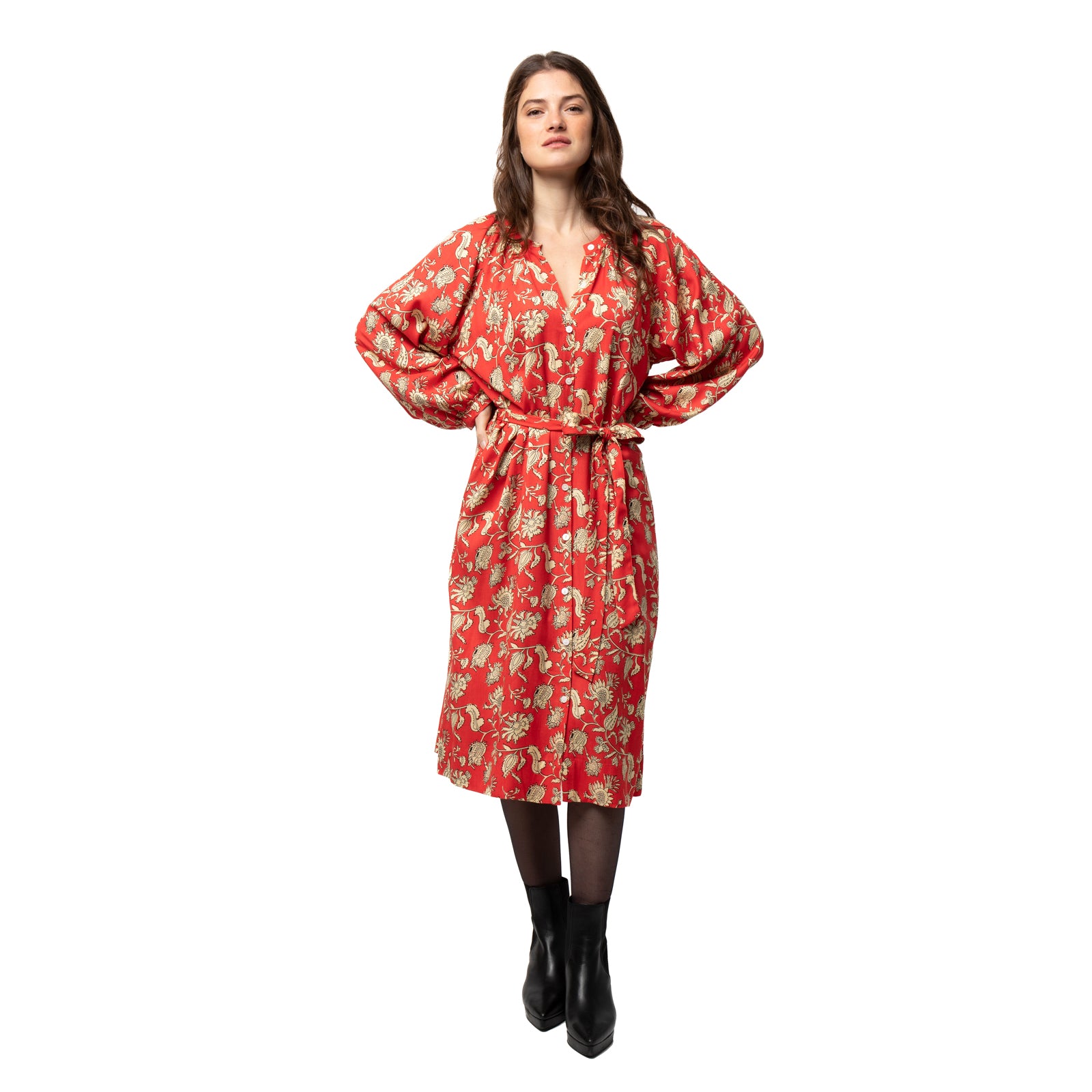 Nelly Dress Jori - Red RED
