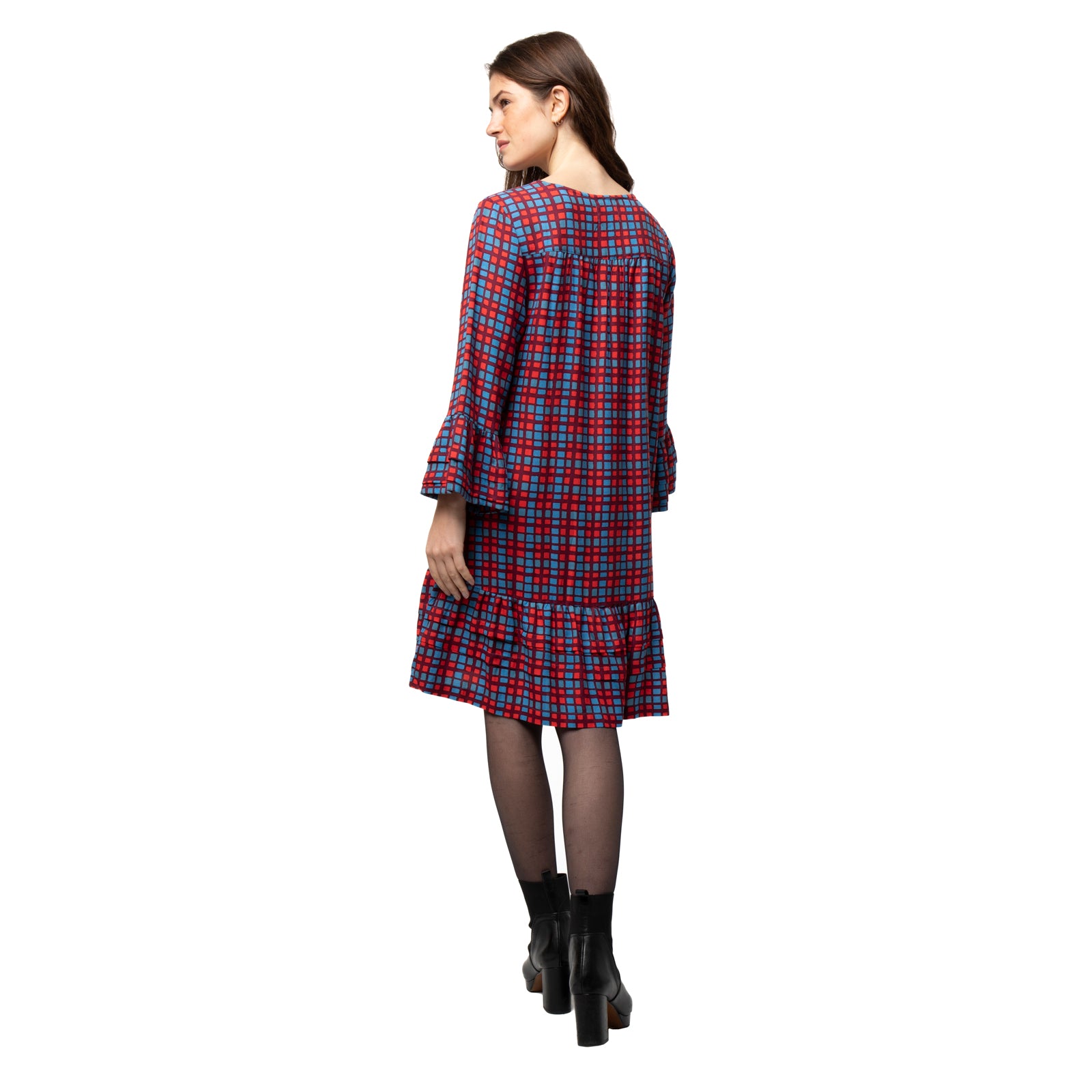 Nella Dress Chokdi - Burgundy BURGUNDY