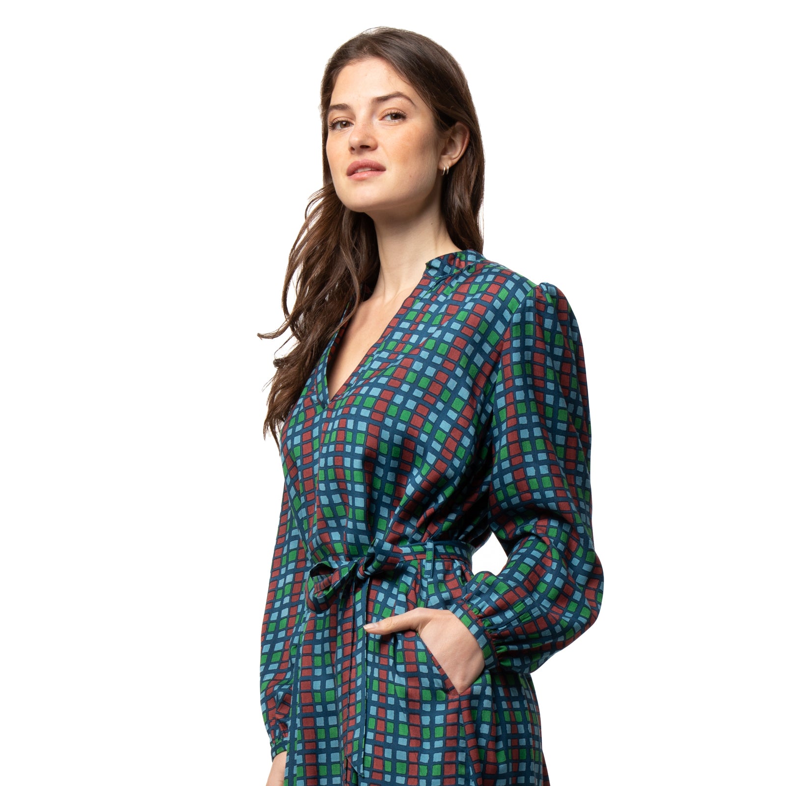 Ninon Dress Chokdi - Blue BLUE