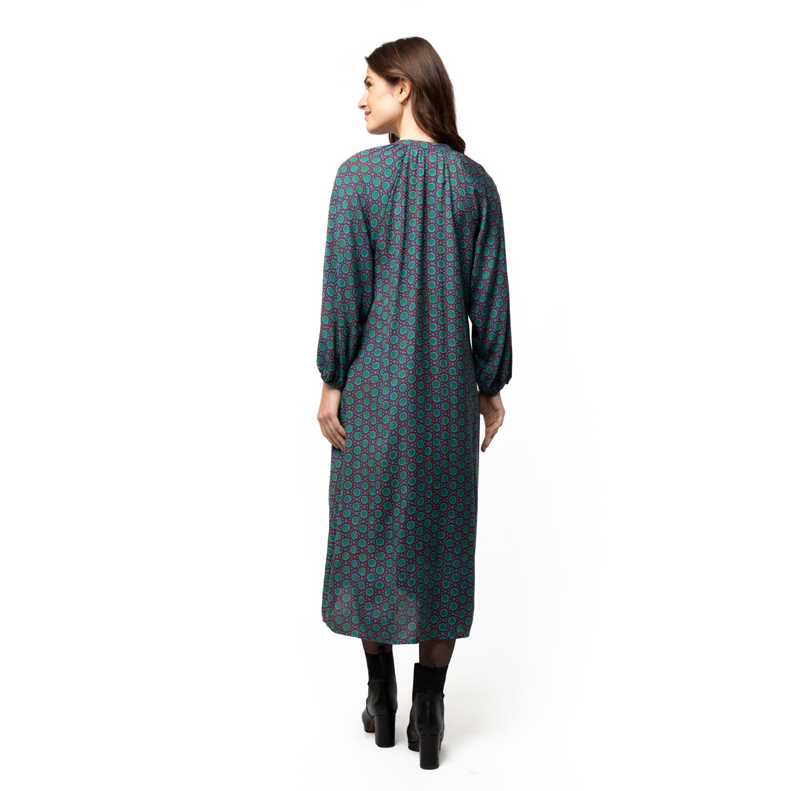 Nikki Dress Dots - Green GREEN