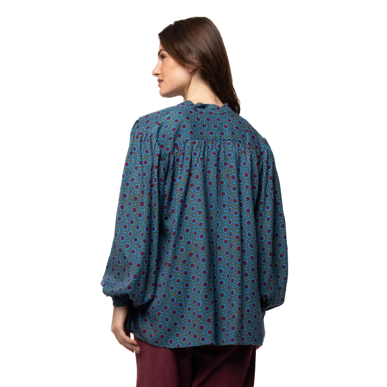 Nanou Top Dots - Burgundy BURGUNDY