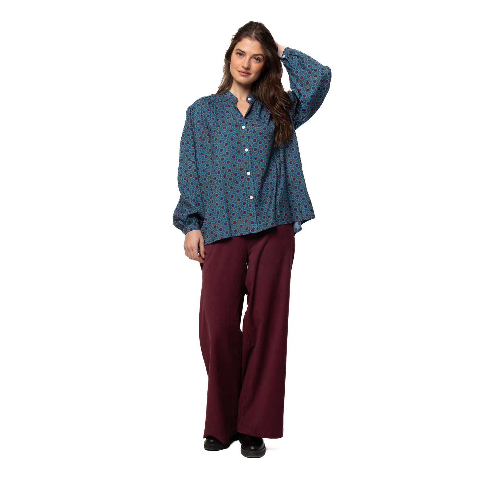 Nanou Top Dots - Burgundy BURGUNDY