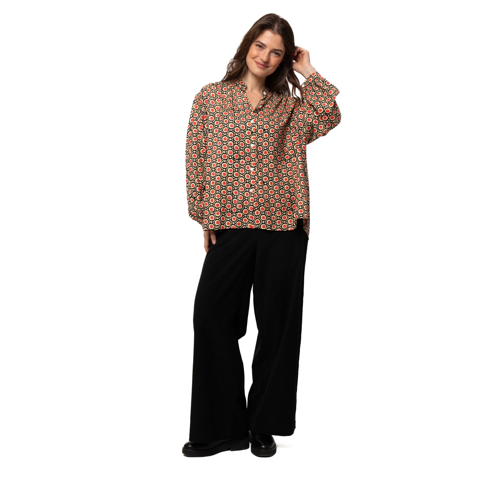 Nanou Top Dots - Red RED