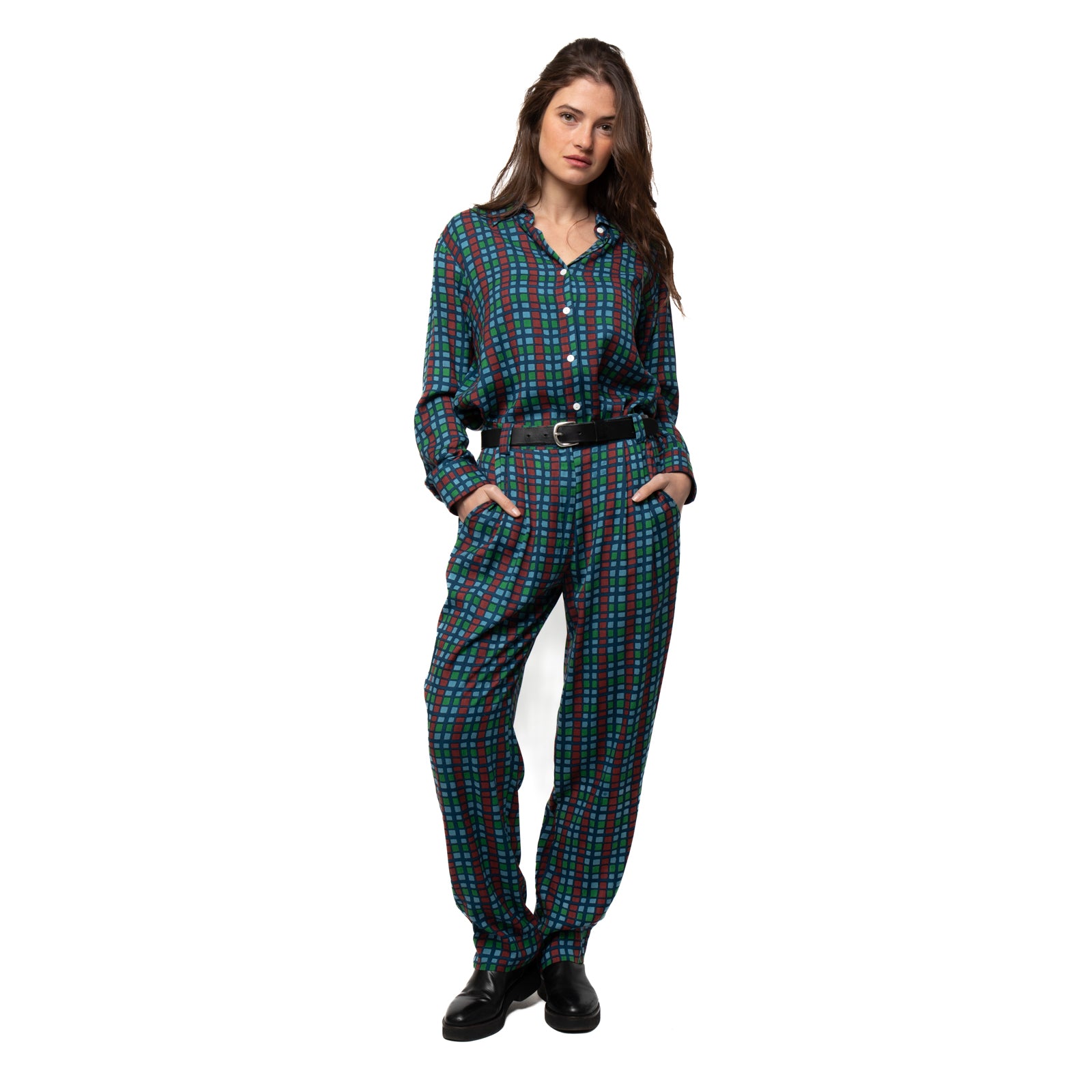 Alka Shirt Chokdi - Blue BLUE
