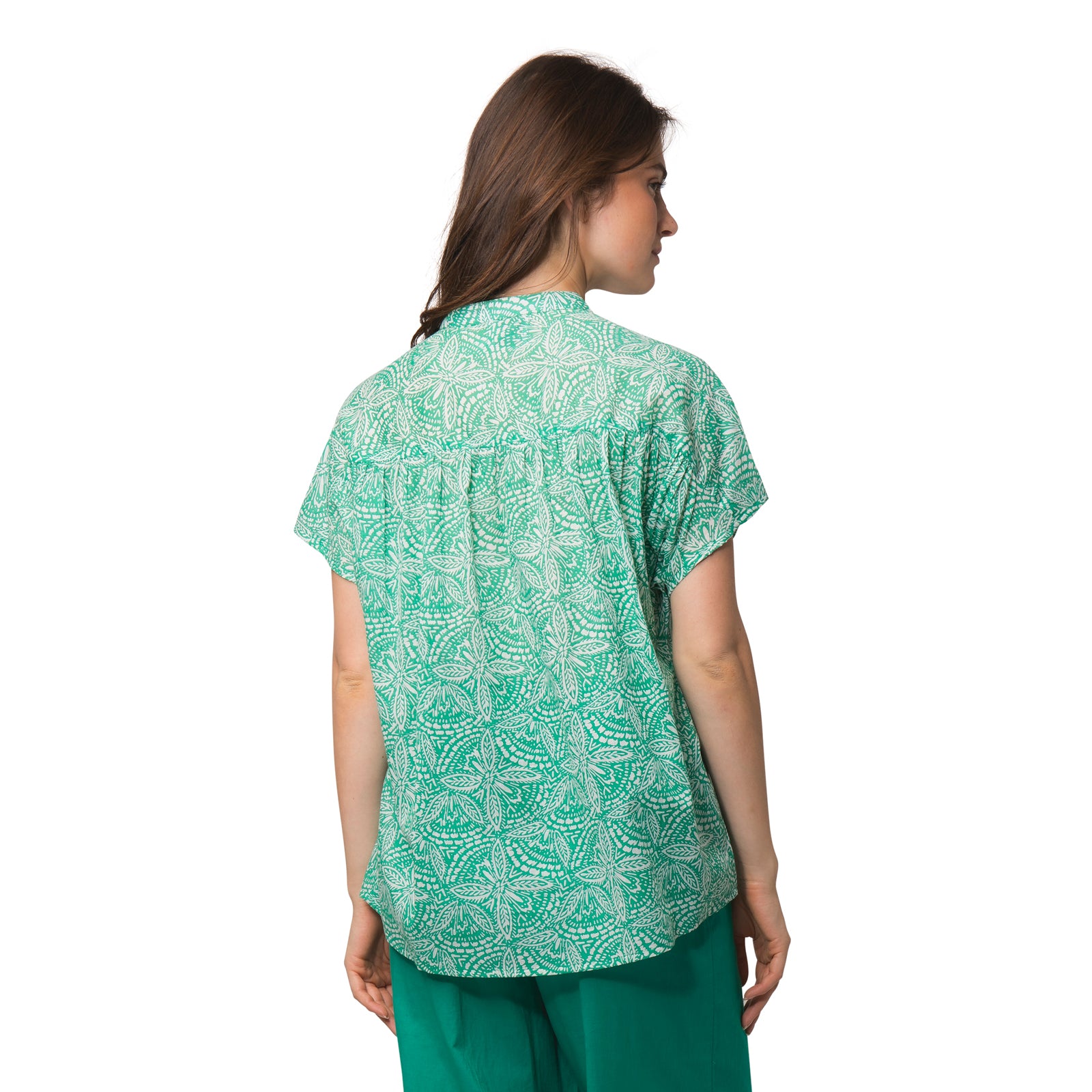 Azale Top Iranja 100% Coton - Green GREEN