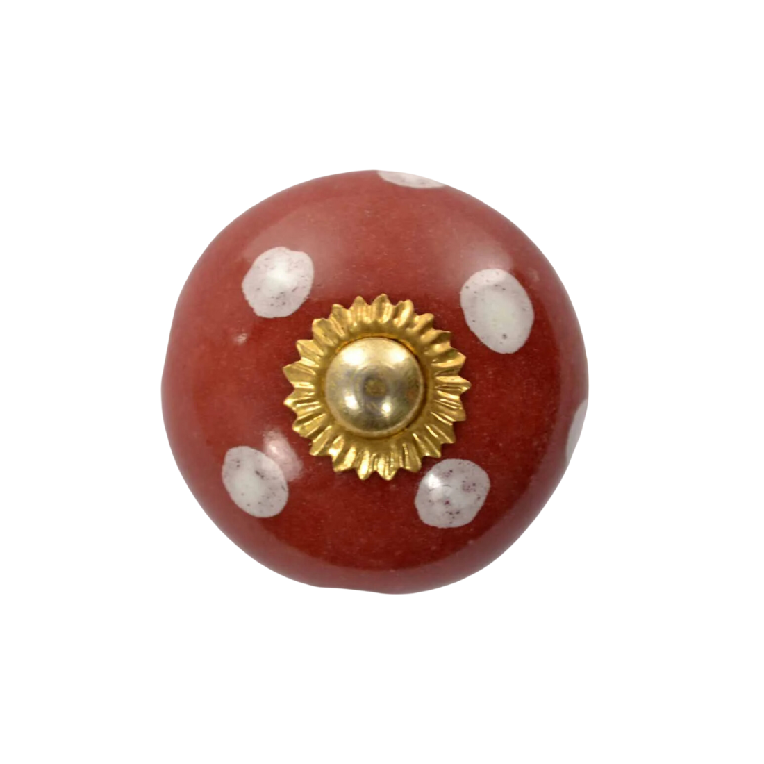 Dots furniture knob - Cherry