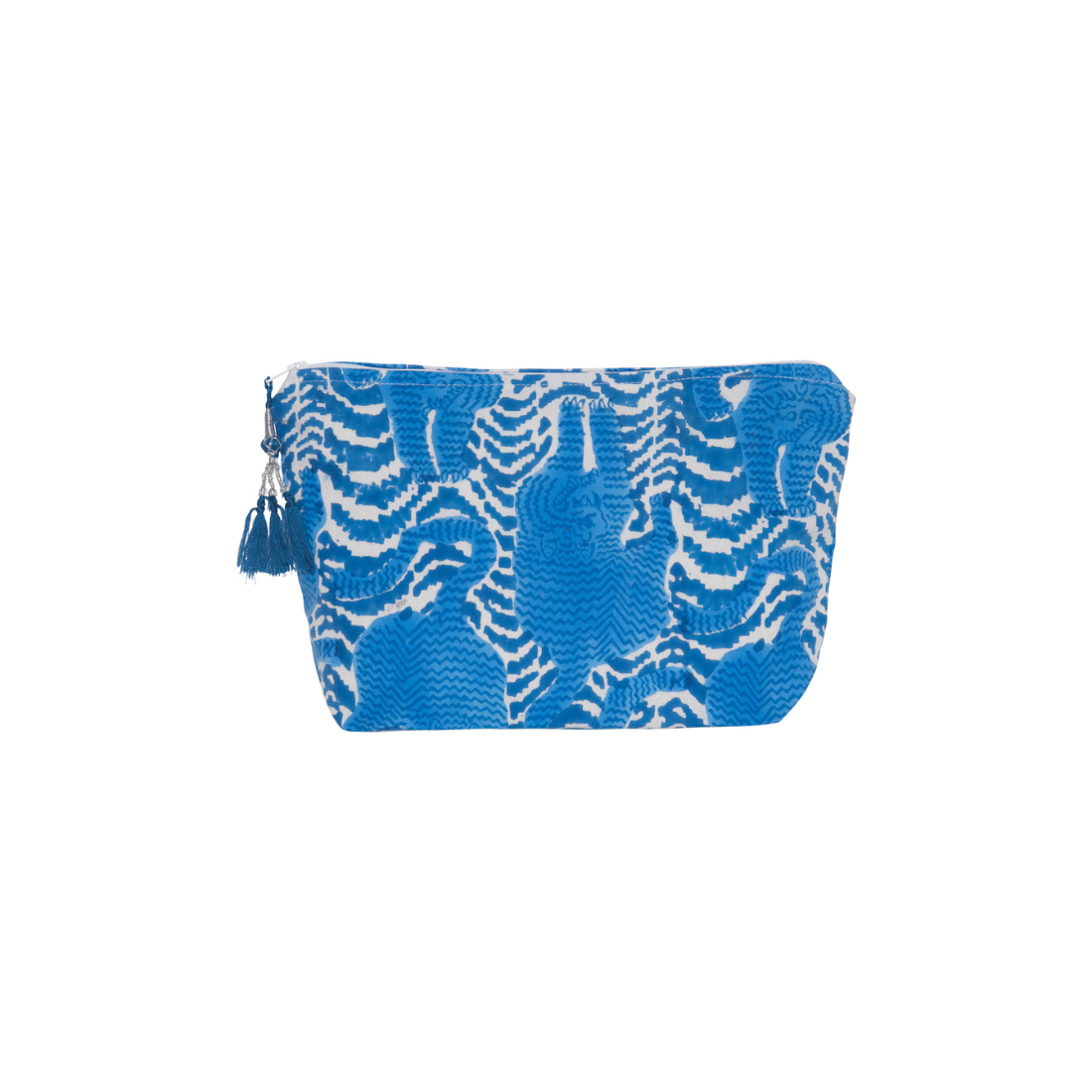 Trousse de toilette Tiger 100% Coton bio - Blue