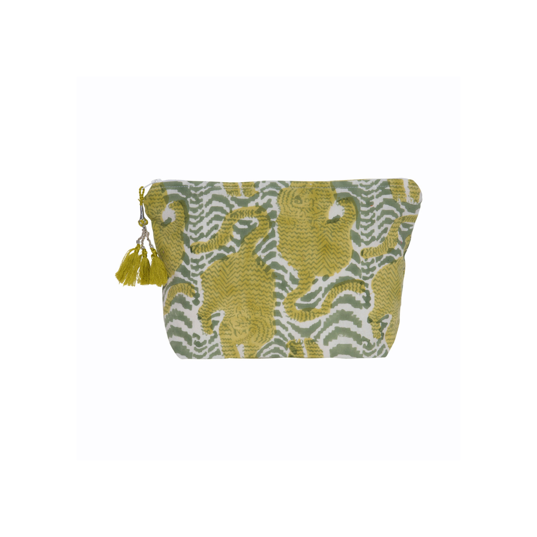 Trousse de toilette Tiger 100% Coton bio - Green