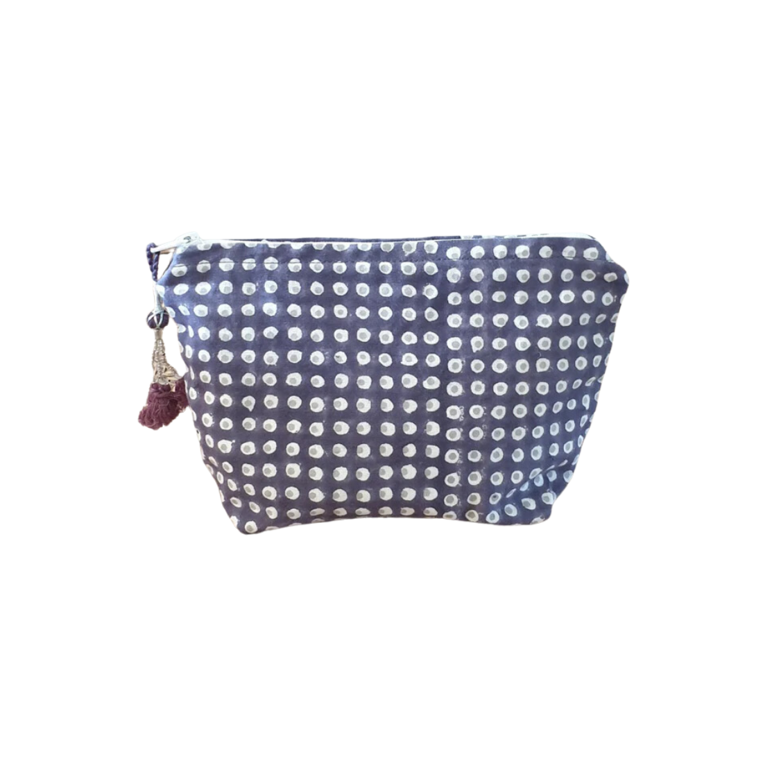 Dots MM Pouch 100% Organic Cotton - Purple