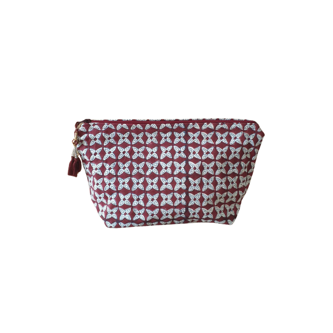 Pochette Pistil GM 100% coton bio - Dark red