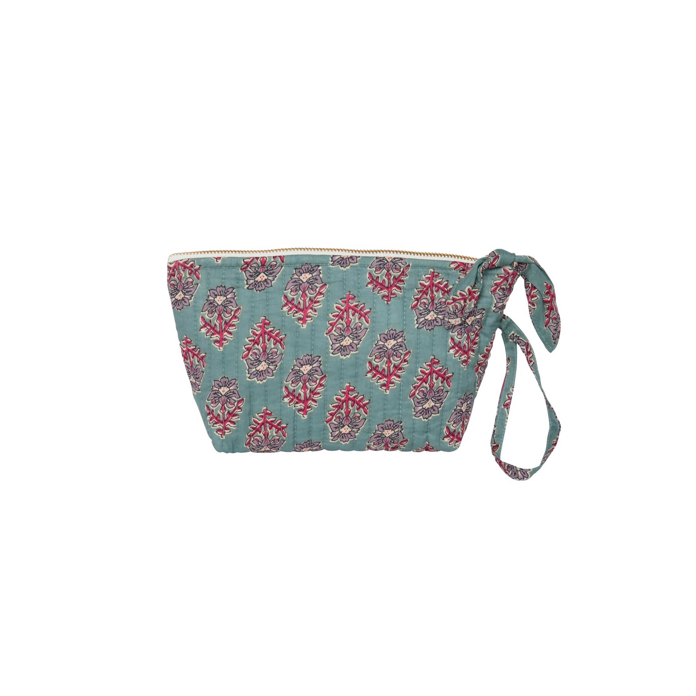 Petite trousse de toilette molletonnée - Booti Green