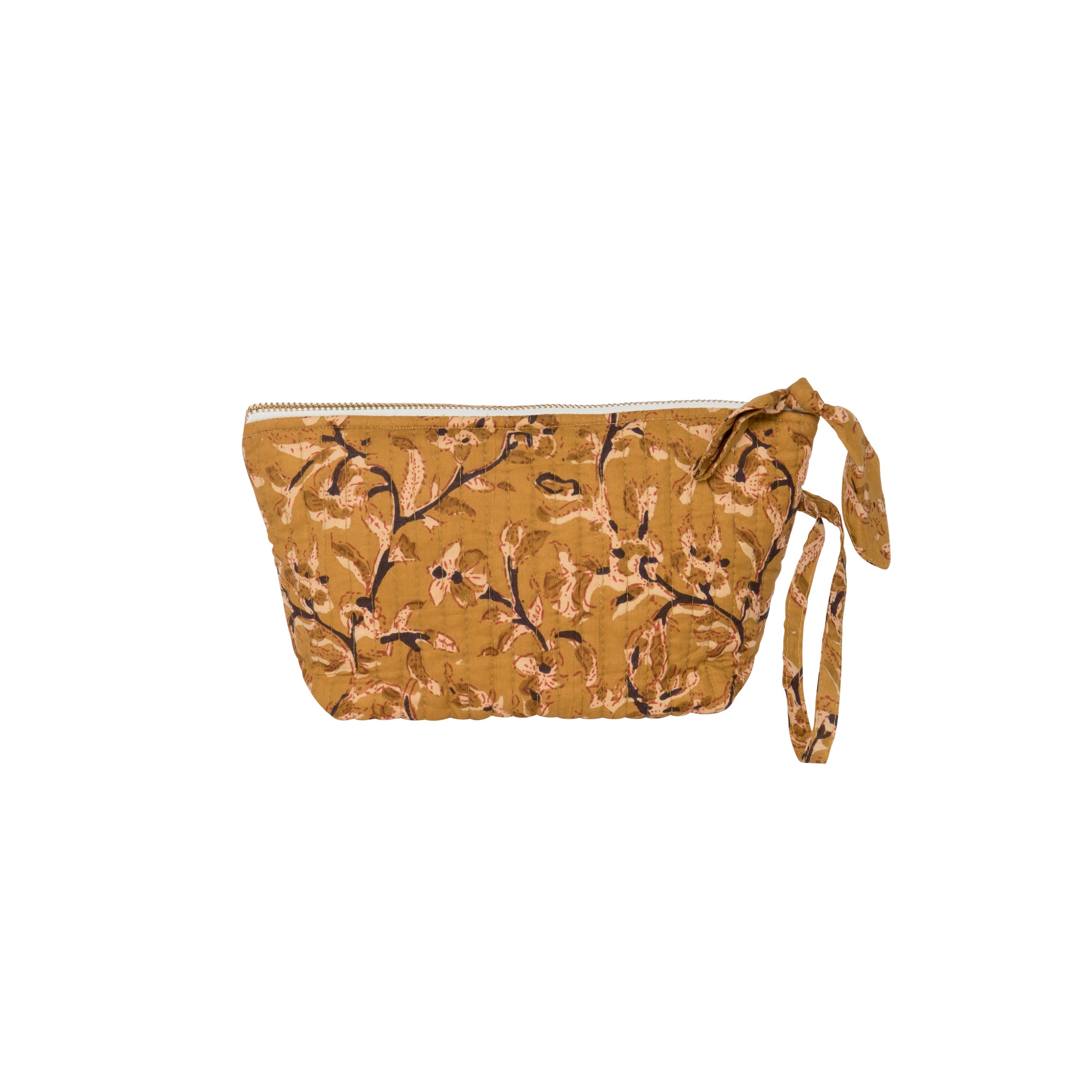 Petite trousse de toilette molletonnée - Fall Ochre