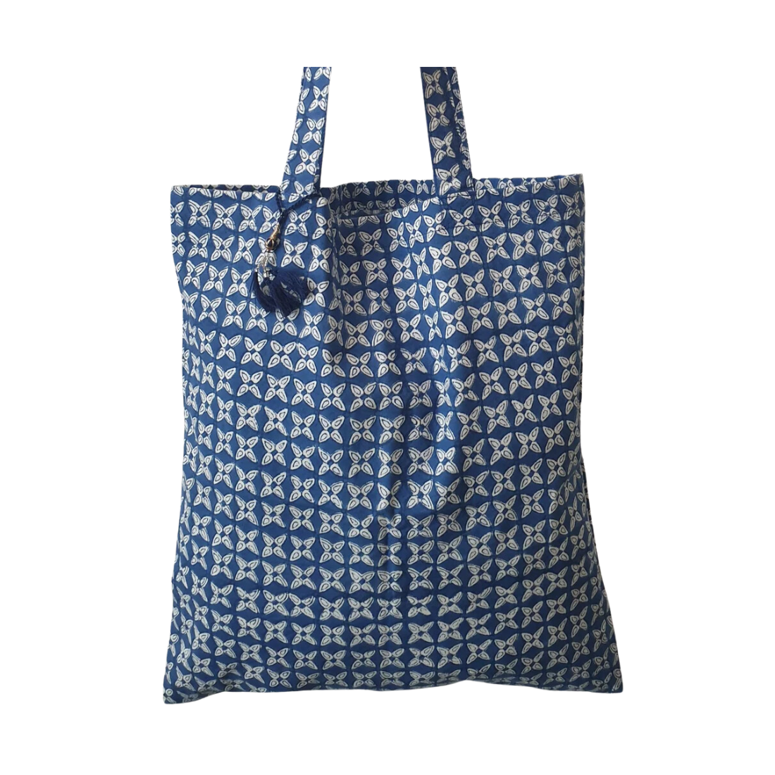 Borsa tote Pistillo 100% cotone organico - Blu marino