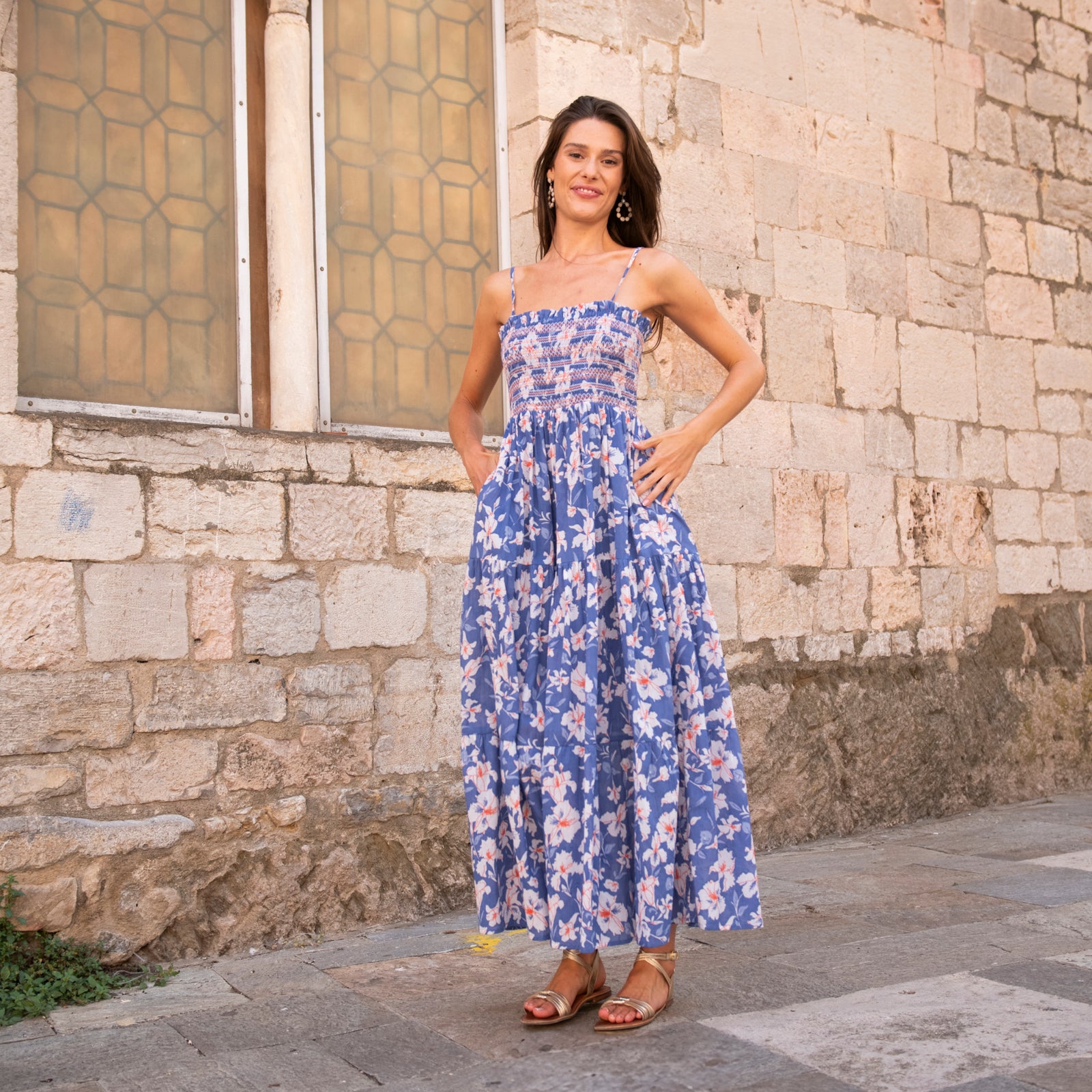 Robe Gabrielle Rayol 100% Coton - Lila