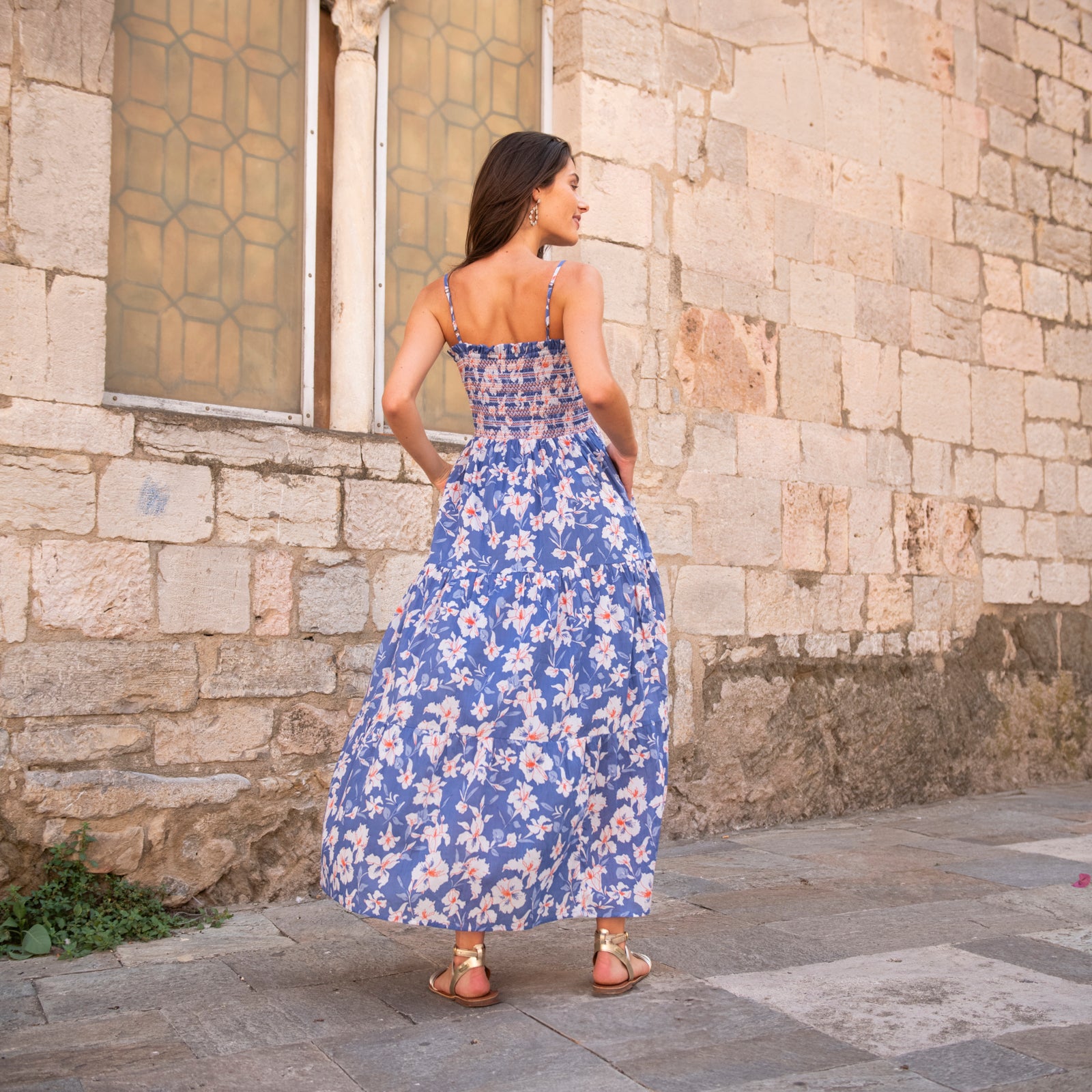 Robe Gabrielle Rayol 100% Coton - Lila