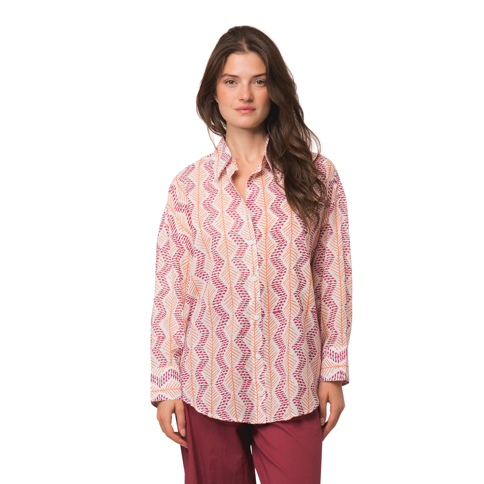 Chemise Melissa Zanzibar 100% Coton bio - Orange