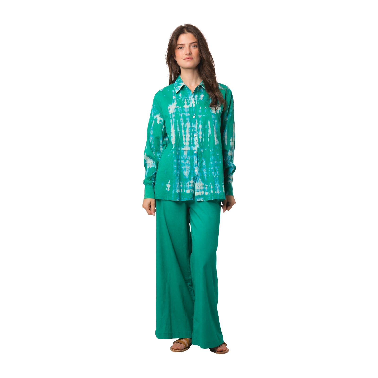 Alka Shirt T&d 100% Coton - Green GREEN