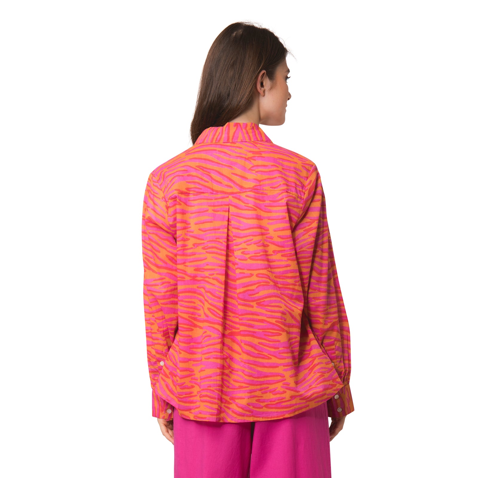 Alka Shirt Zebra 100% Coton - Pink PINK