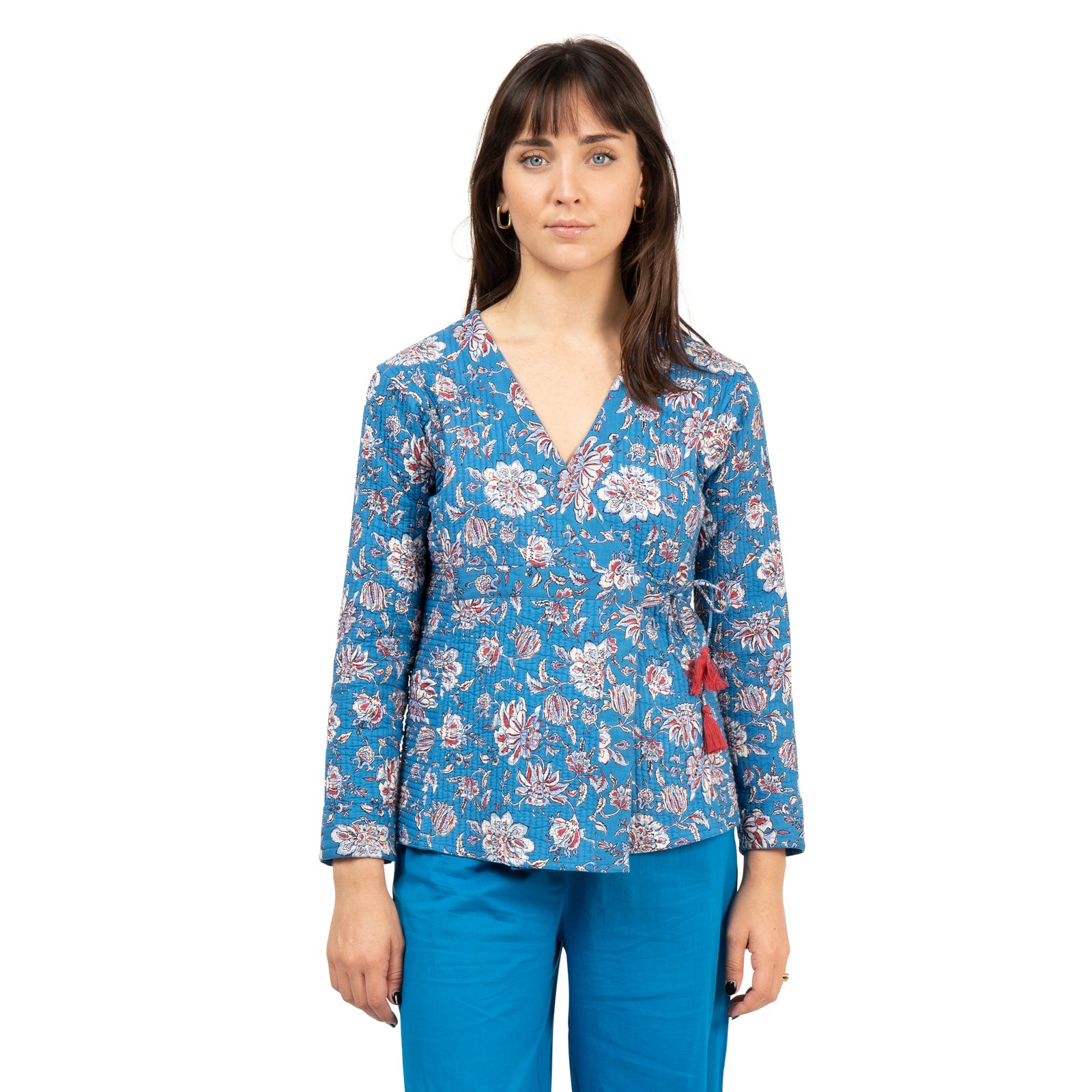 Annette Jacket Grace 100% Cotton - Blue Cruise BLUE CRUISE