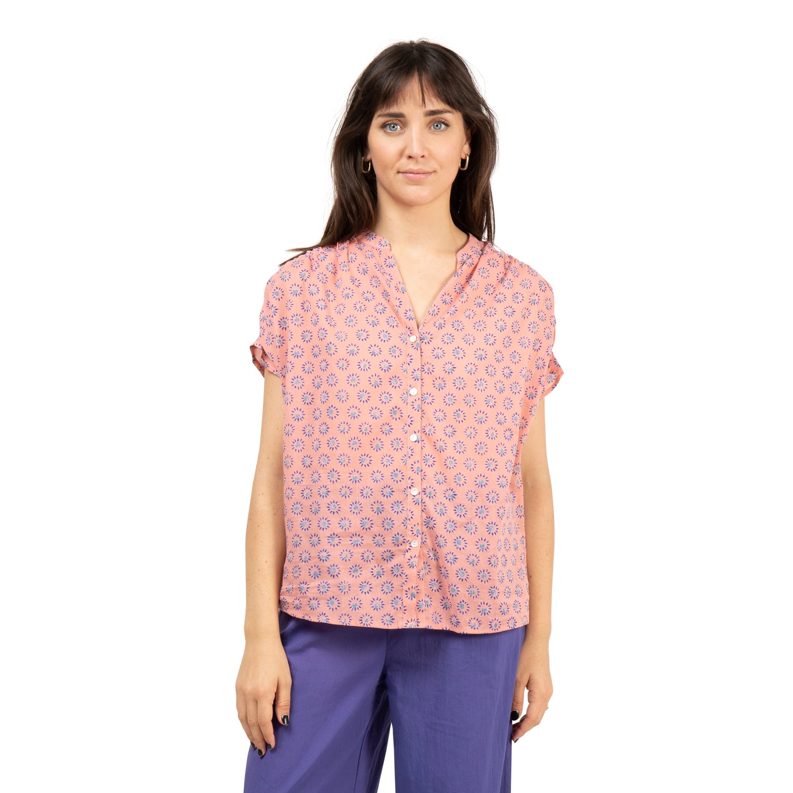 Azale Top Sol 100% Cotton - Peach Hippy PEACH HIPPY