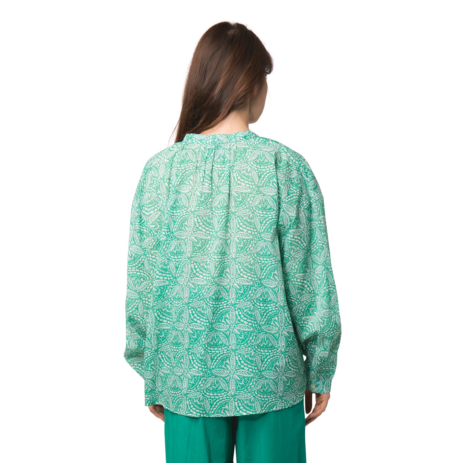 Camille Shirt Iranja 100% Coton - Green GREEN