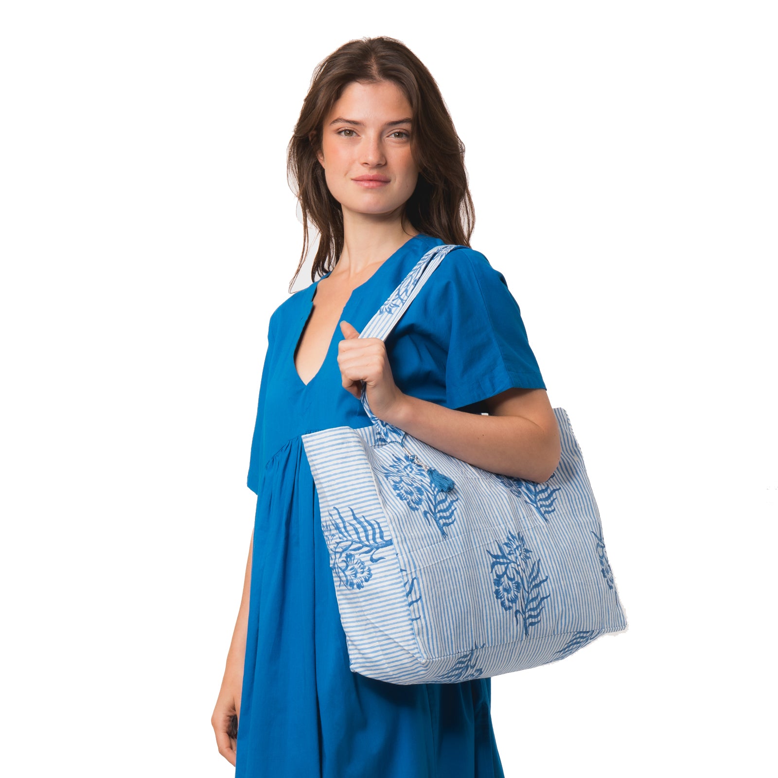 Carry Bag Cruise 100% Organic Cotton - Blue BLUE