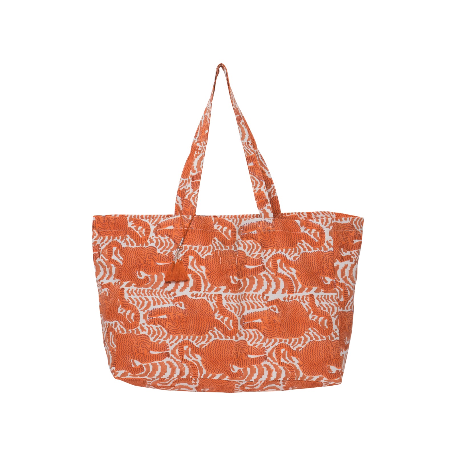 Carry Bag Tiger 100% Organic Cotton - Orange ORANGE