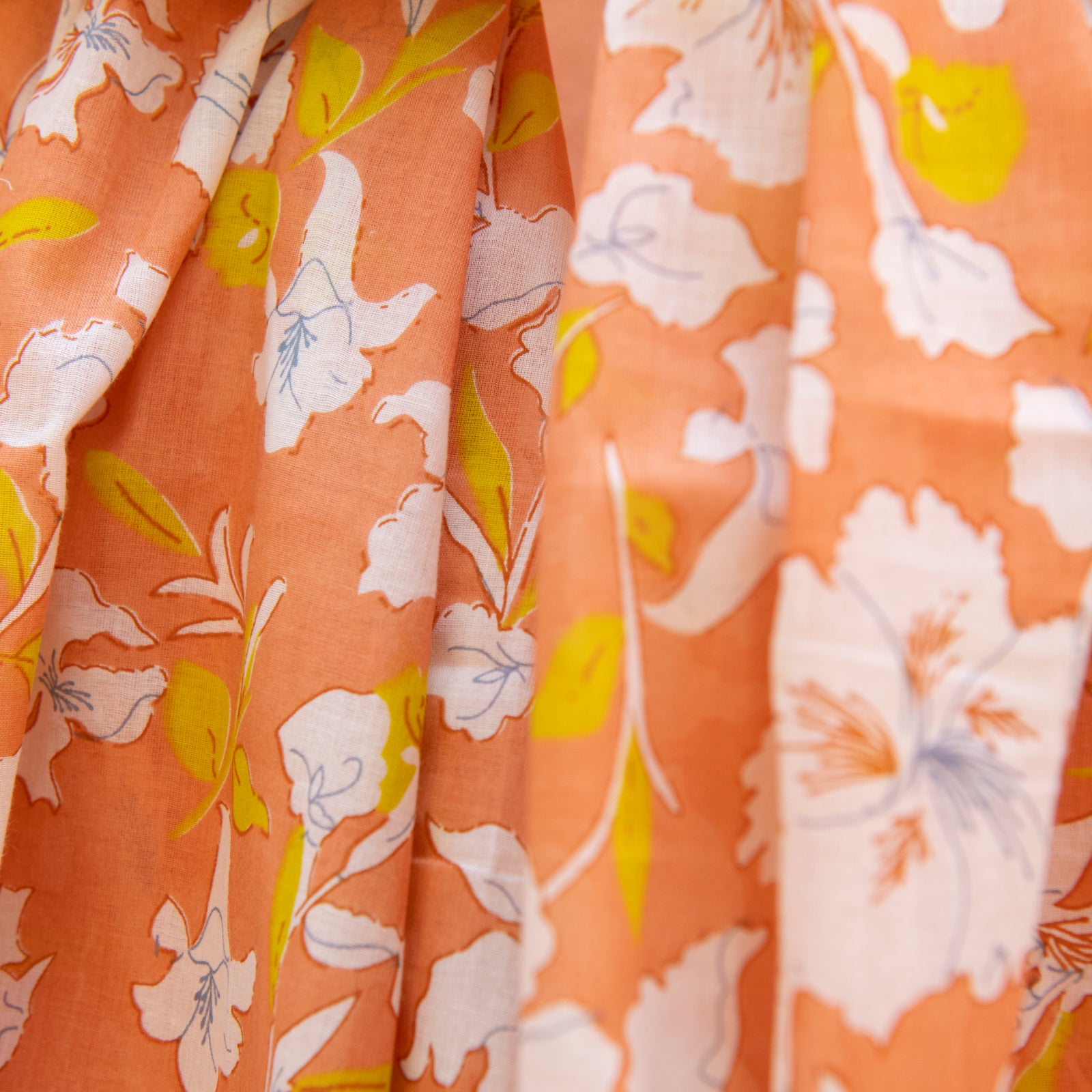Large Scarf / Sarong Rayol 100% Cotton - Peach PEACH