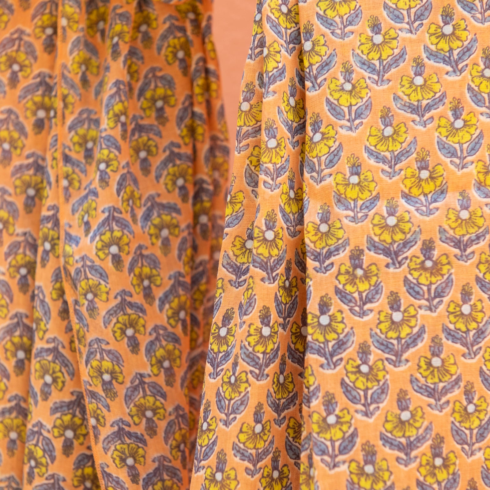 Large Scarf / Sarong Opio 100% Cotton - Peach PEACH