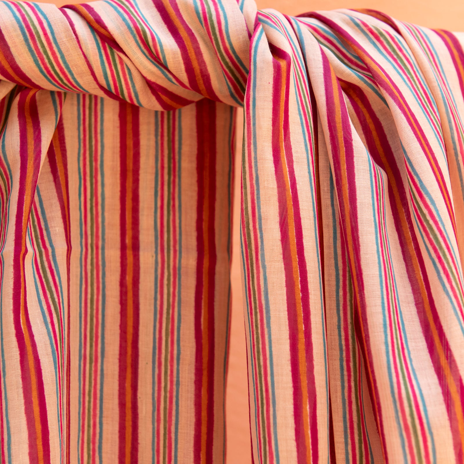 Large Scarf / Sarong Miramar 100% Cotton - Pink PINK