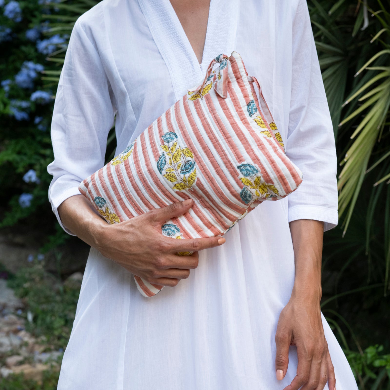 A4 Lap Top Bag Beaulieu 100% Organic Cotton - Peach PEACH