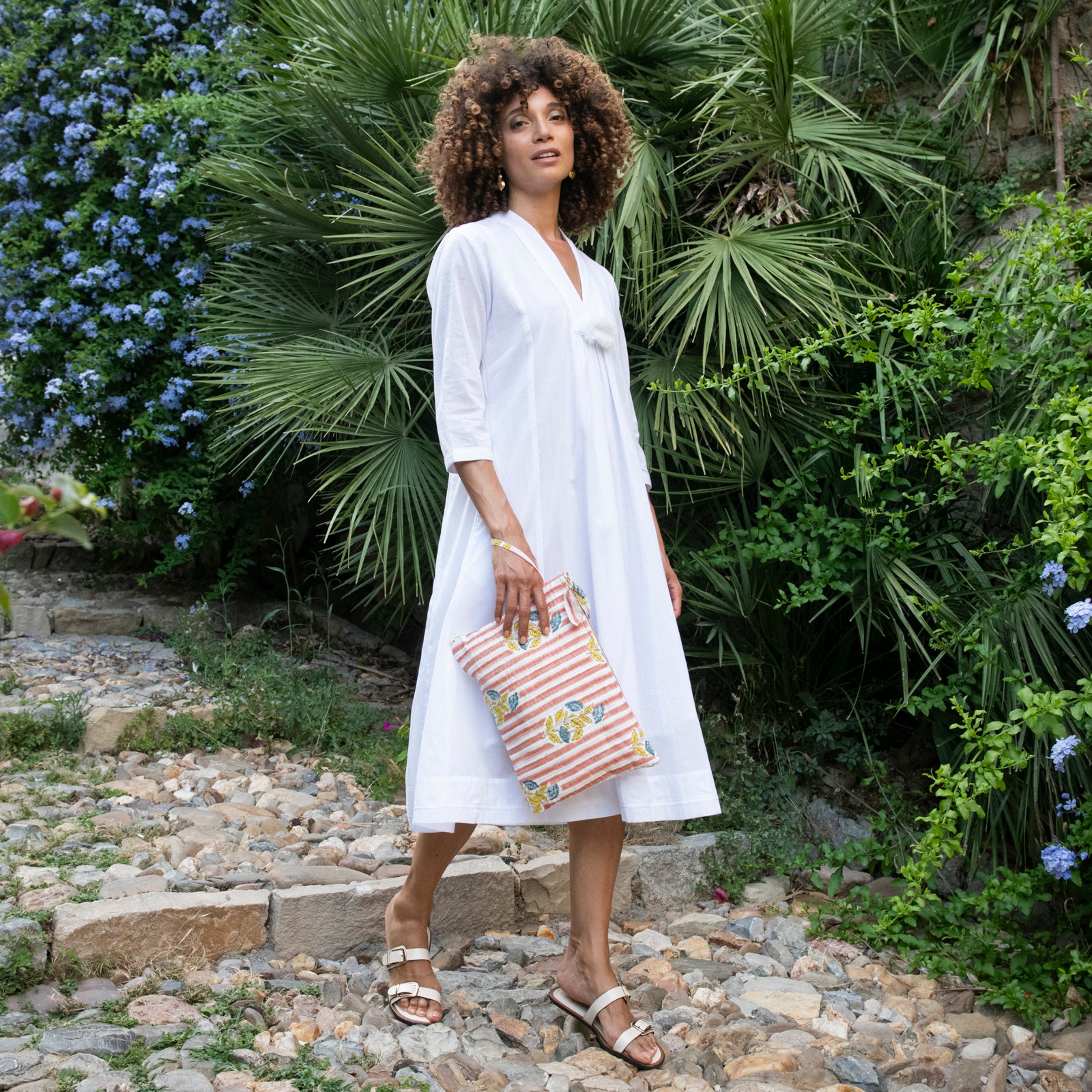 A4 Lap Top Bag Beaulieu 100% Organic Cotton - Peach PEACH