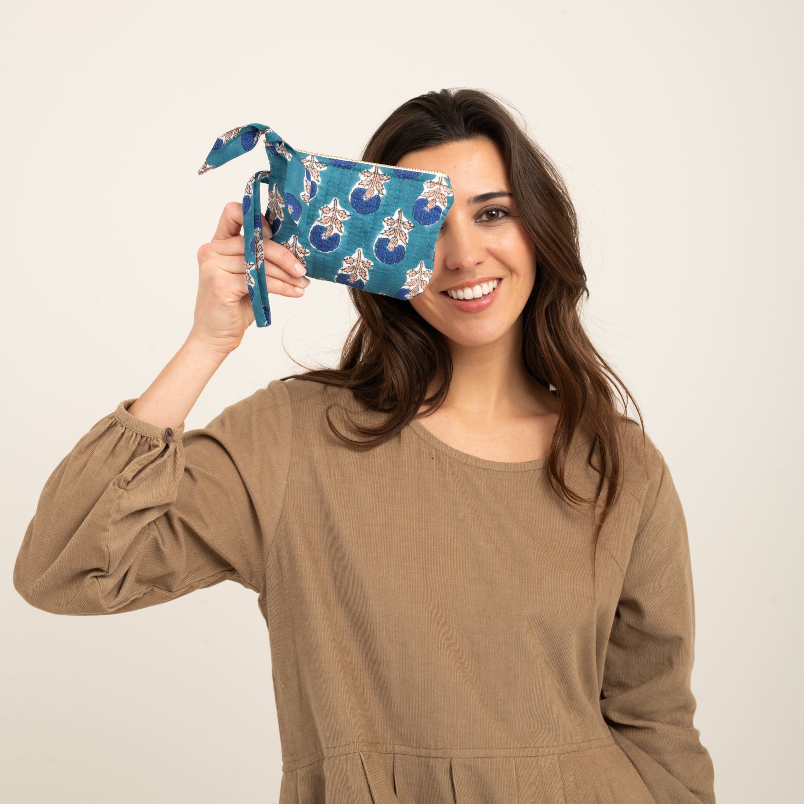 Purse Sati 100% Organic Cotton - Blue BLUE
