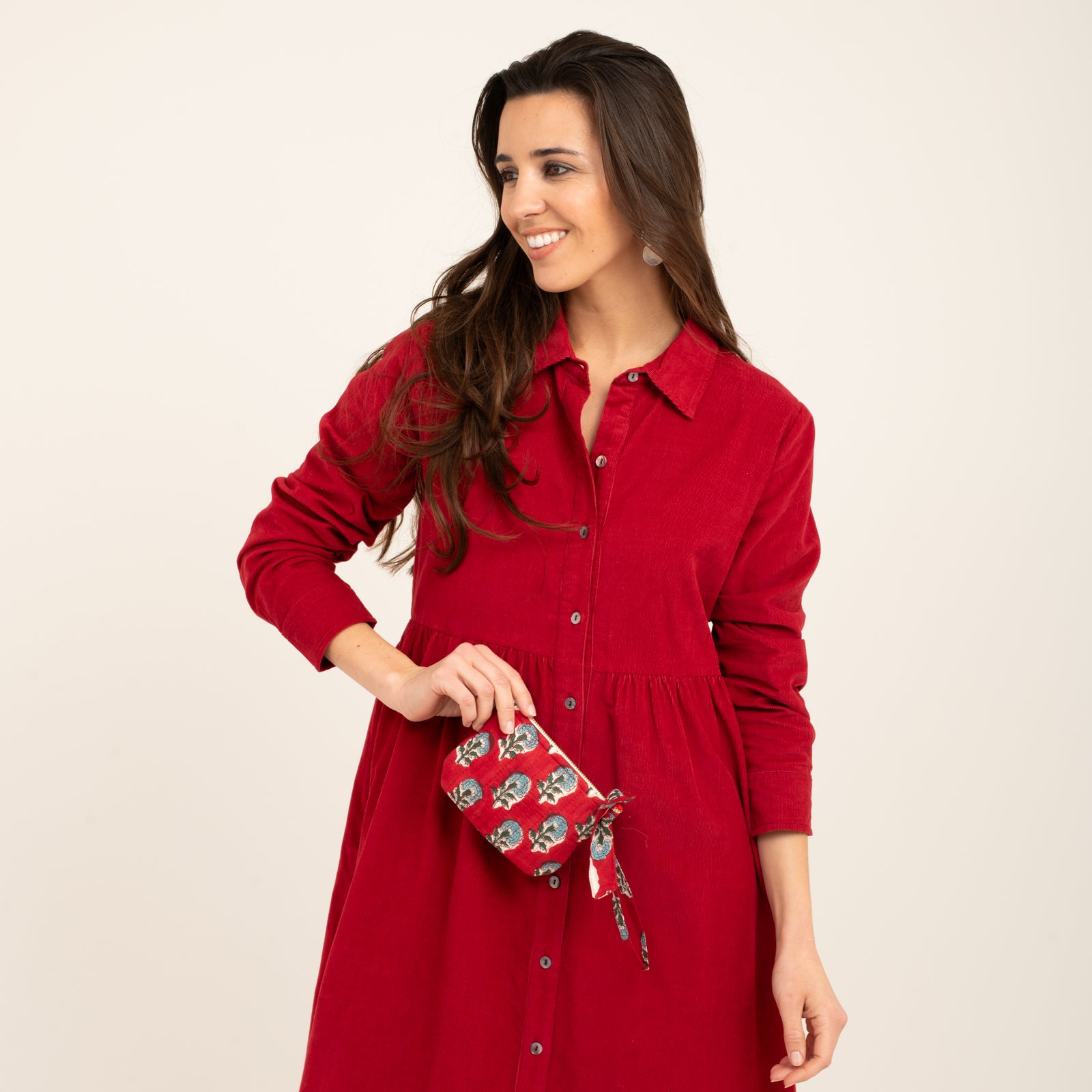 Purse Sati 100% Organic Cotton - Red RED