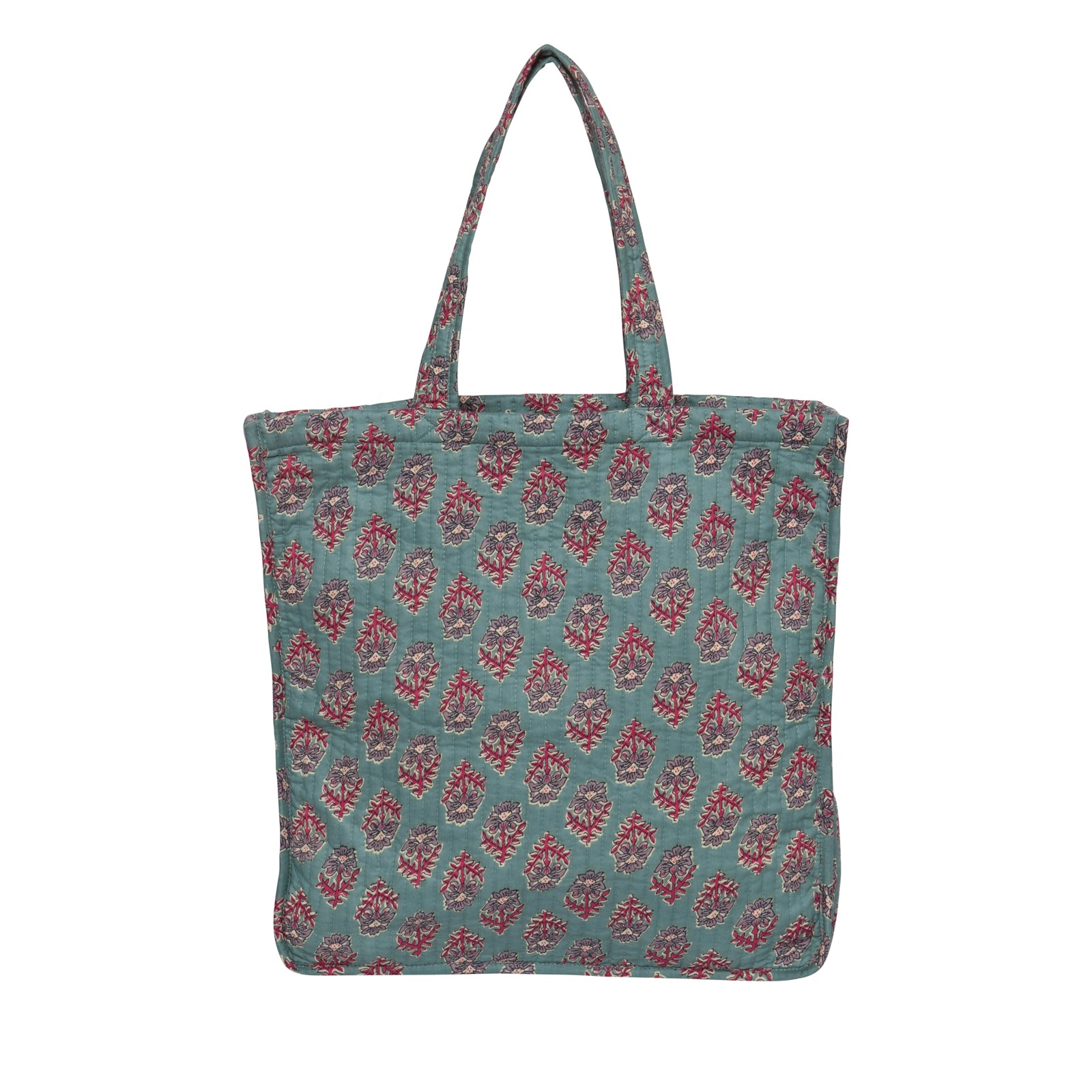 Quilted Tote Bag - Booti Green BOOTI GREEN