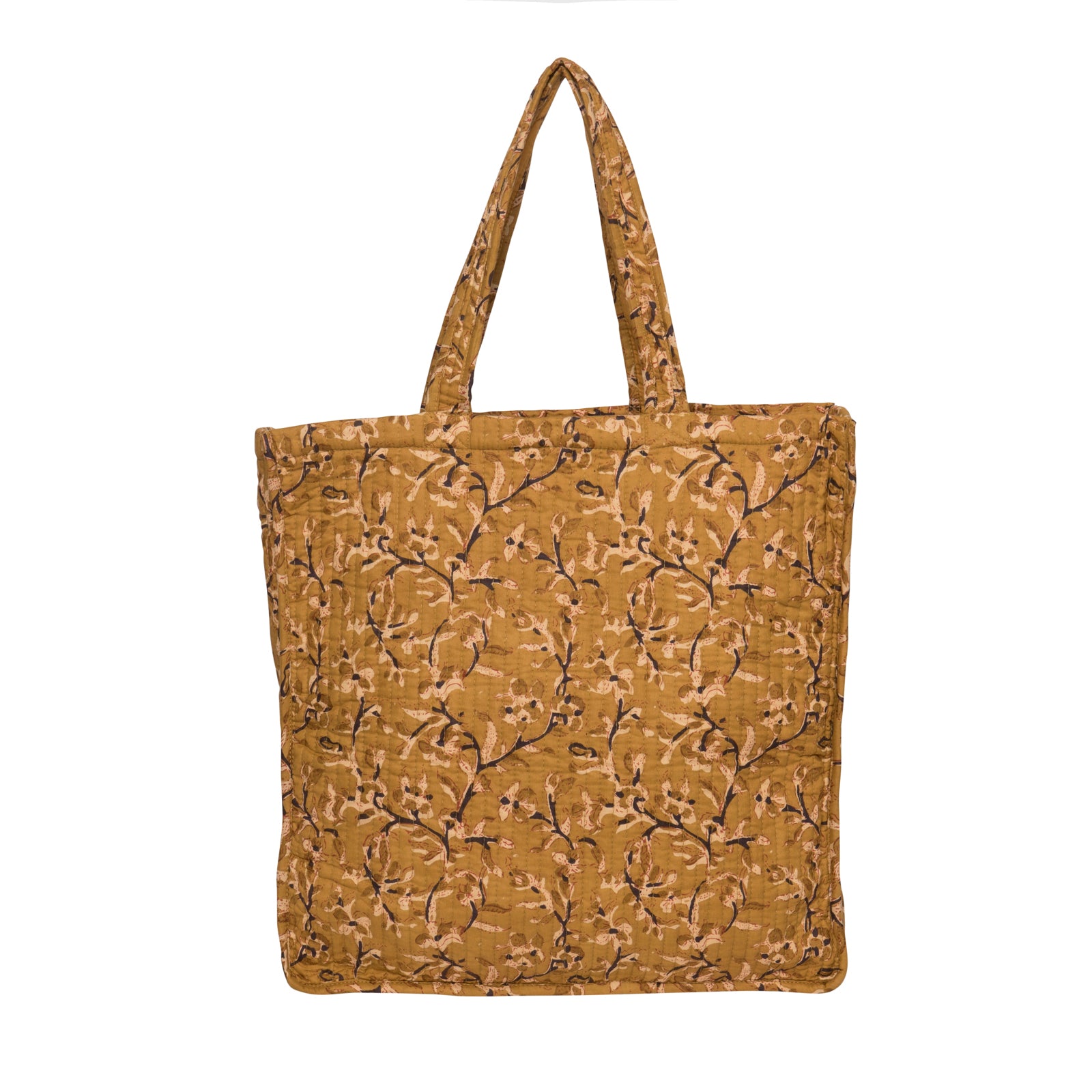 Quilted Tote Bag - Fall Ochre FALL OCHRE