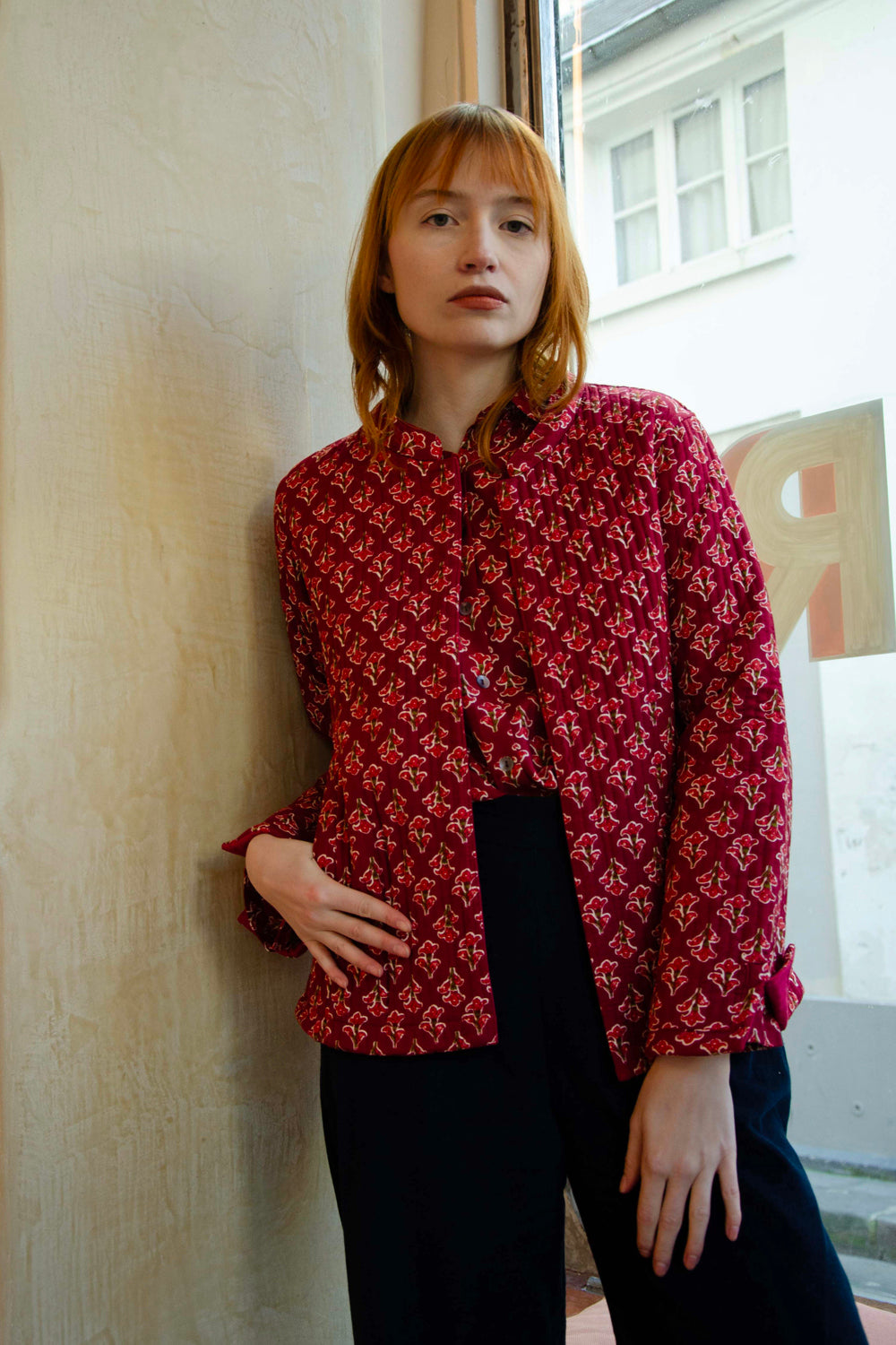 Jaya Jacket 100% Coton - Burgundy BURGUNDY