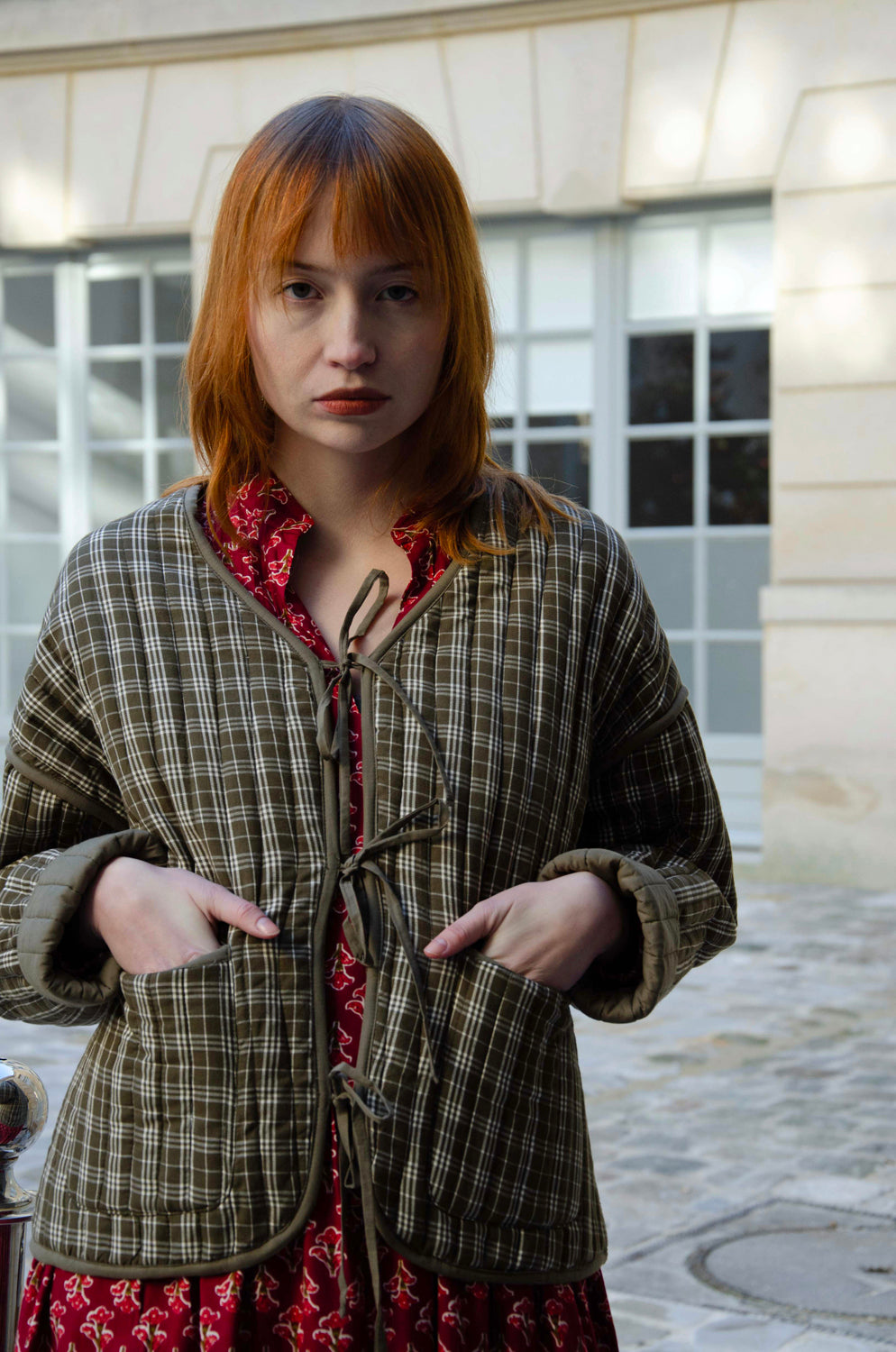 Sandrine Jacket 100% Coton - Kakhi KAKHI