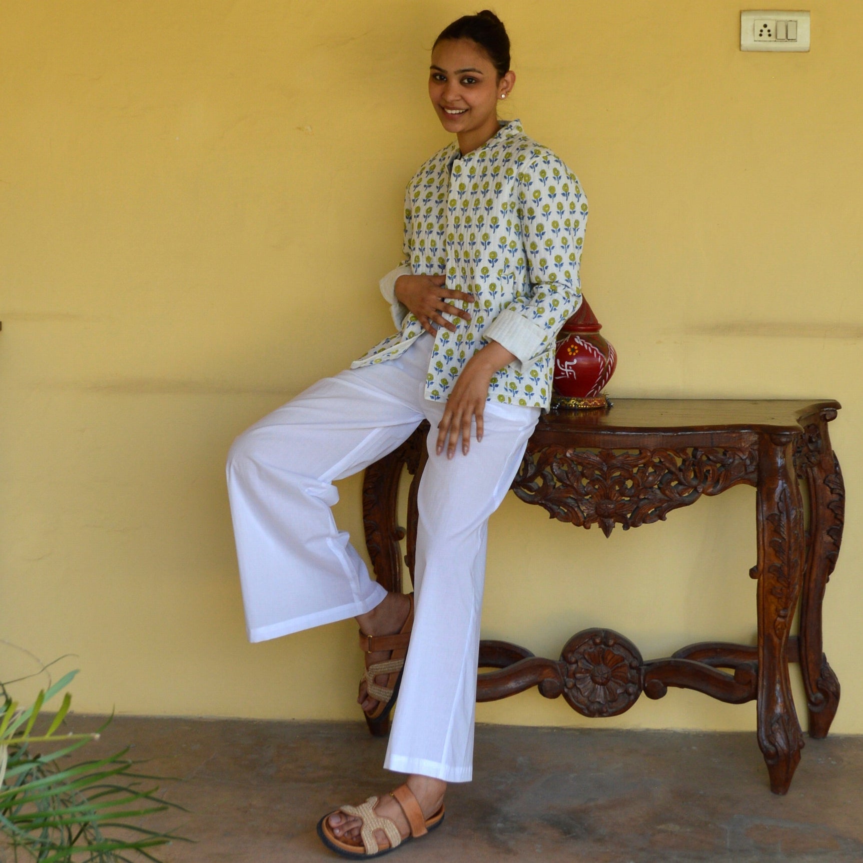 Jaya Jacket Grace 100% Organic Cotton - Blue BLUE