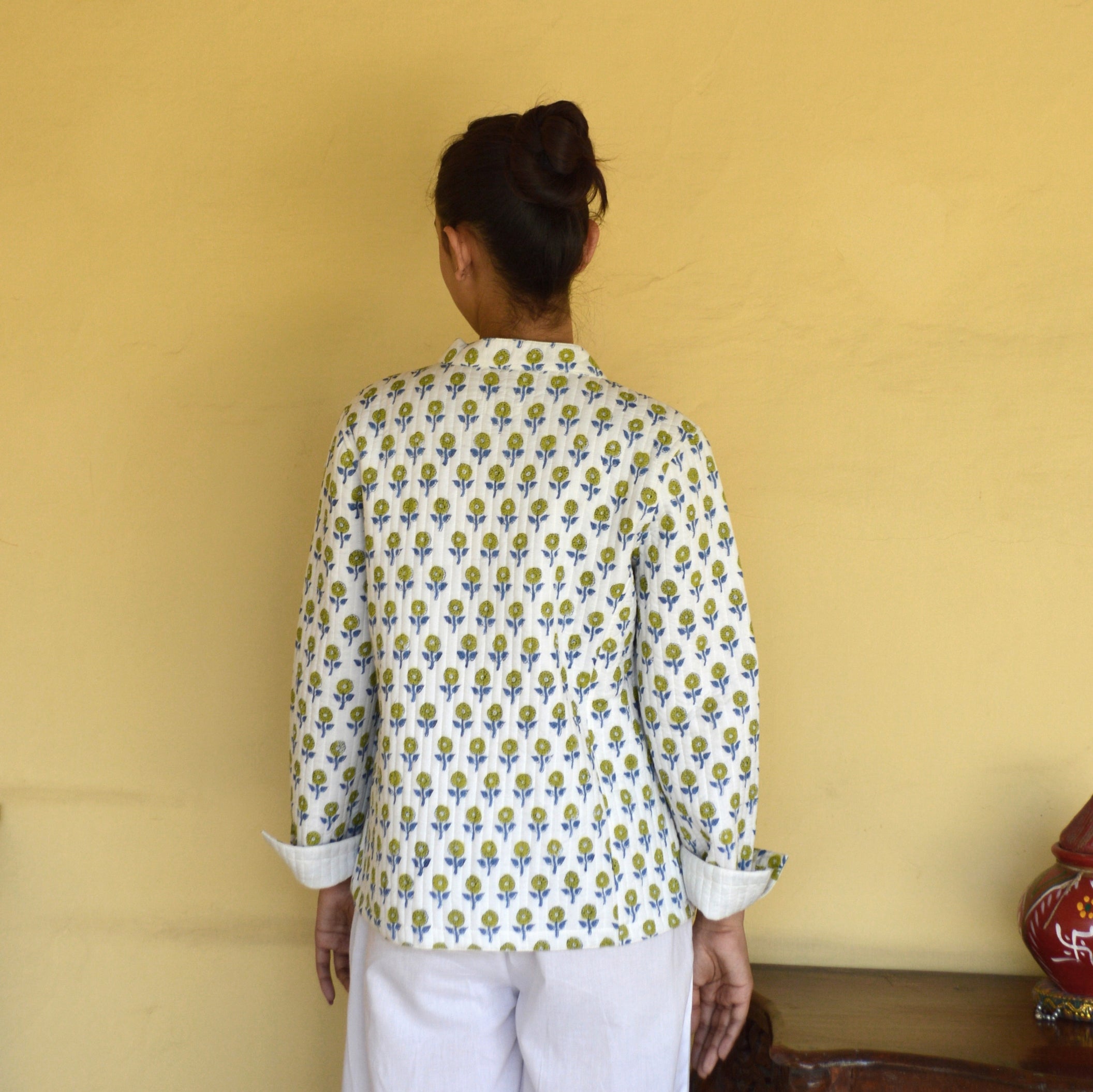 Jaya Jacket Grace 100% Organic Cotton - Blue BLUE