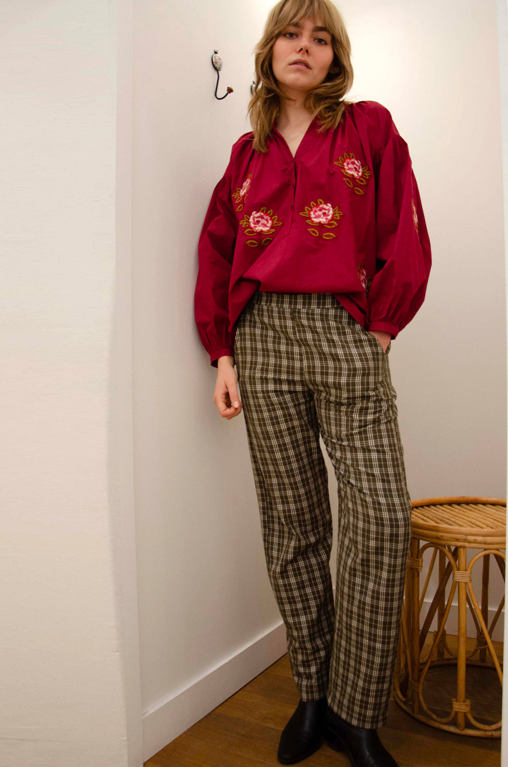 Ninon Pants 100% Coton - Kakhi KAKHI