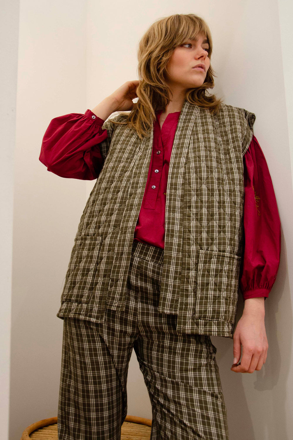 Ninon Pants 100% Coton - Kakhi KAKHI