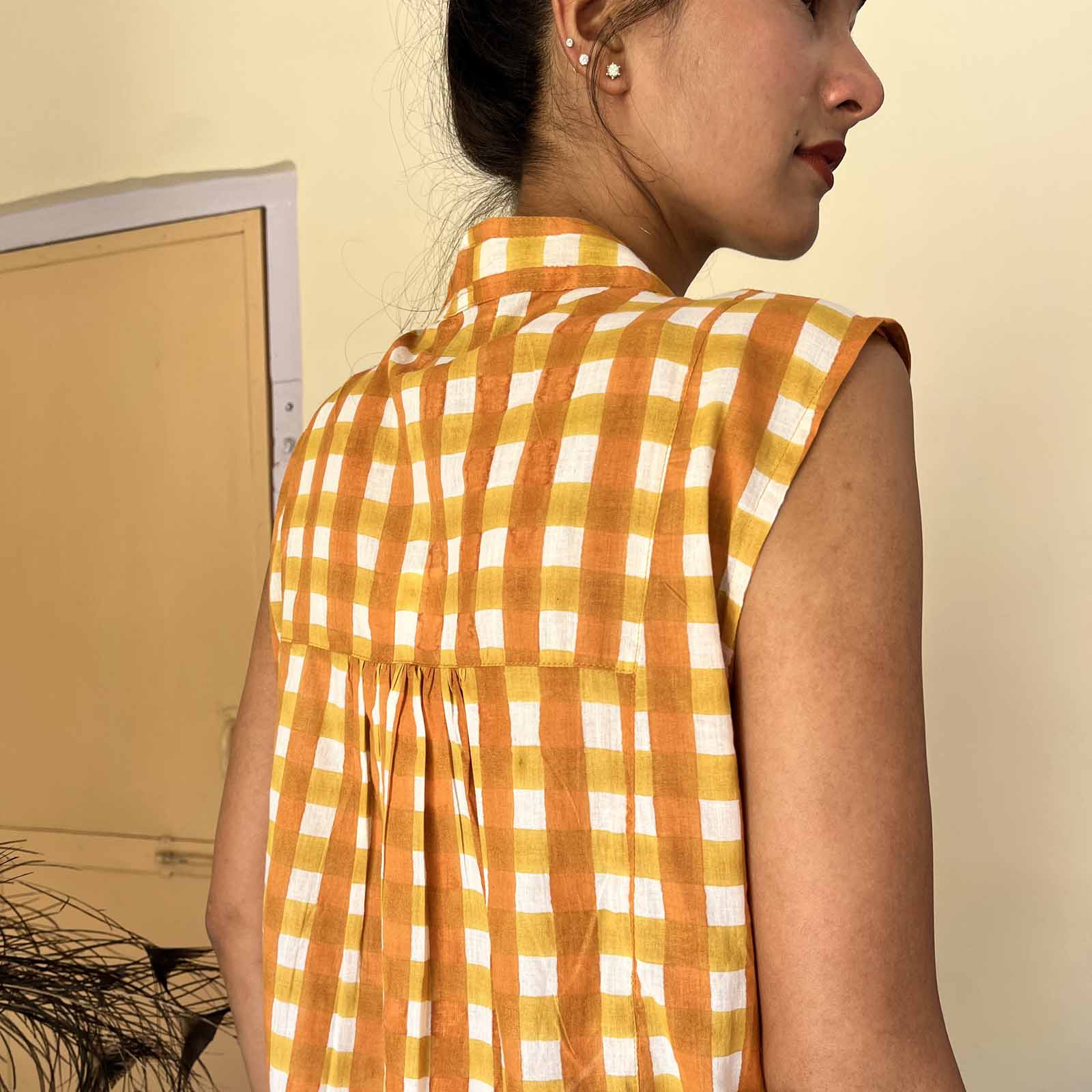 Miana Dress Prado 100% Organic Cotton - Yellow Sun YELLOW SUN